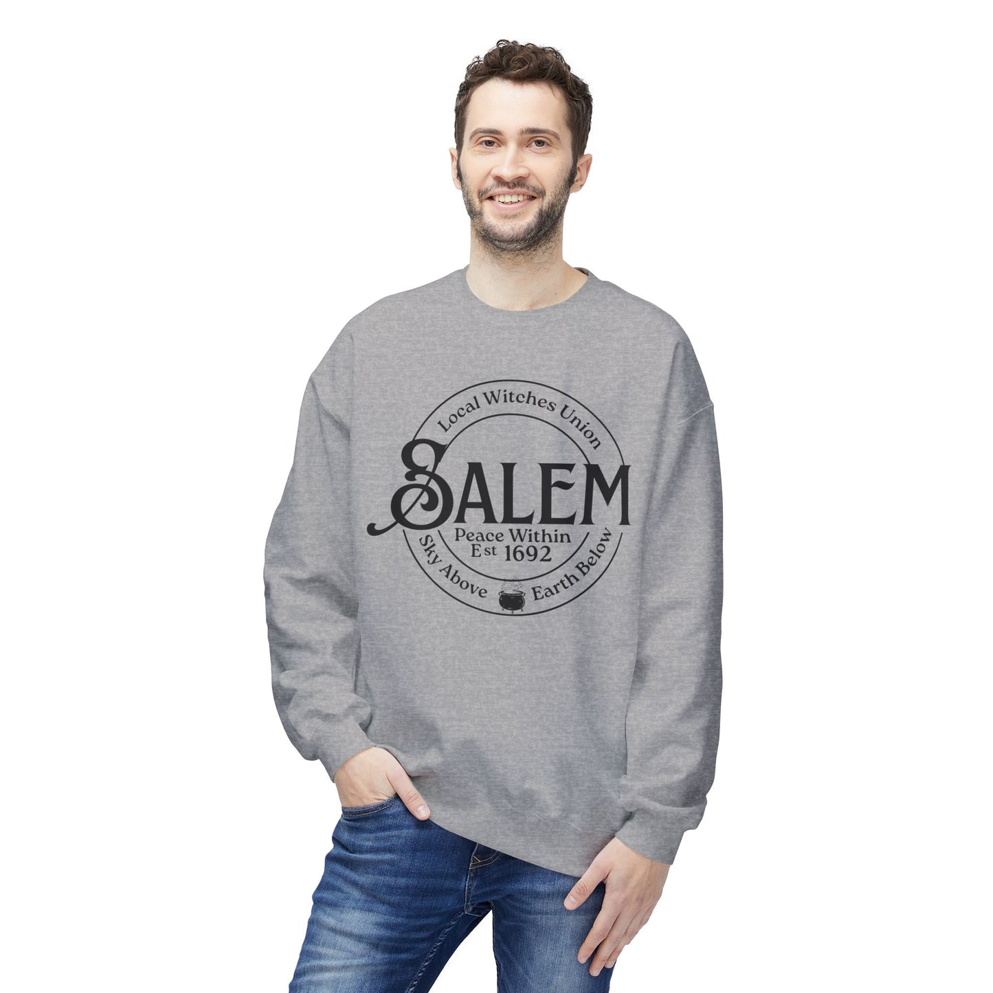 Salem Local Witches Union Midweight Fleece Sweatshirt