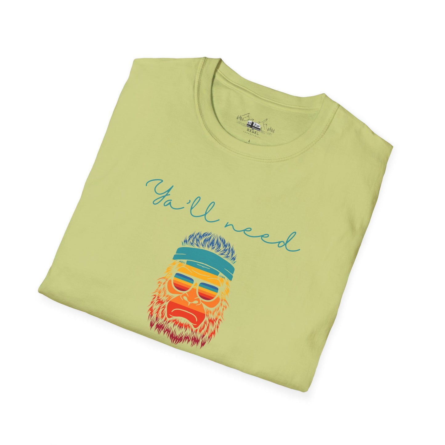 Y’all Need Therapy – Rainbow Bigfoot T-Shirt | Unisex Softstyle Tee
