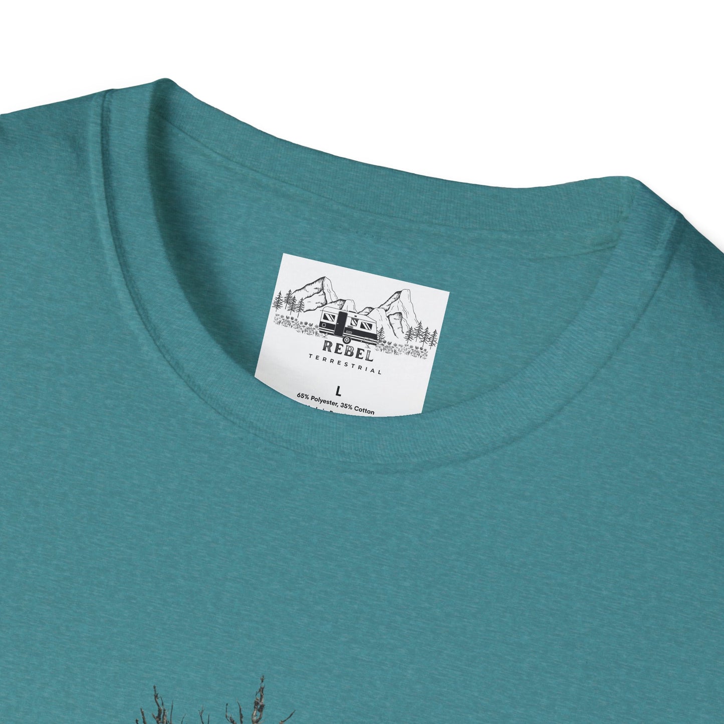 Keep Calm and Hike On | Tree Crown Unisex Softstyle T-Shirt
