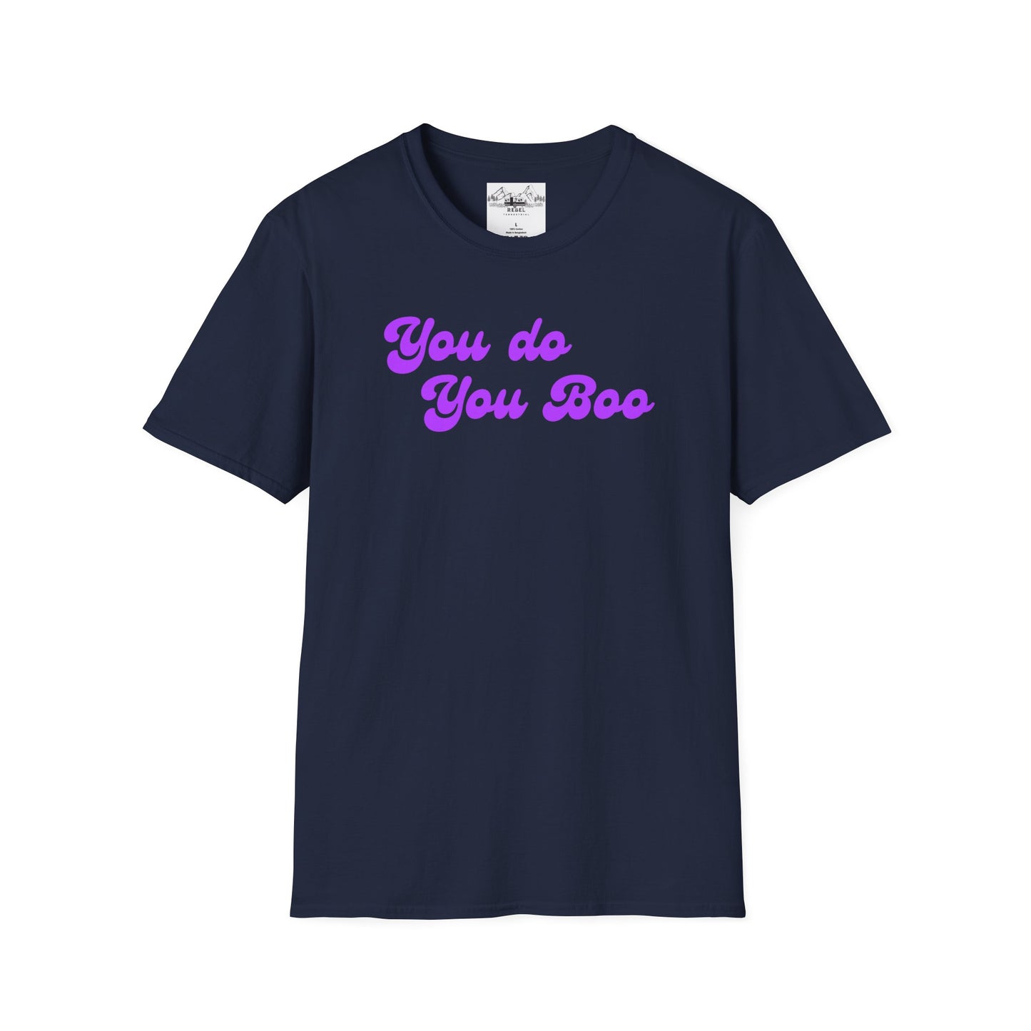 You Do You Boo – Playful Purple Lettering T-Shirt