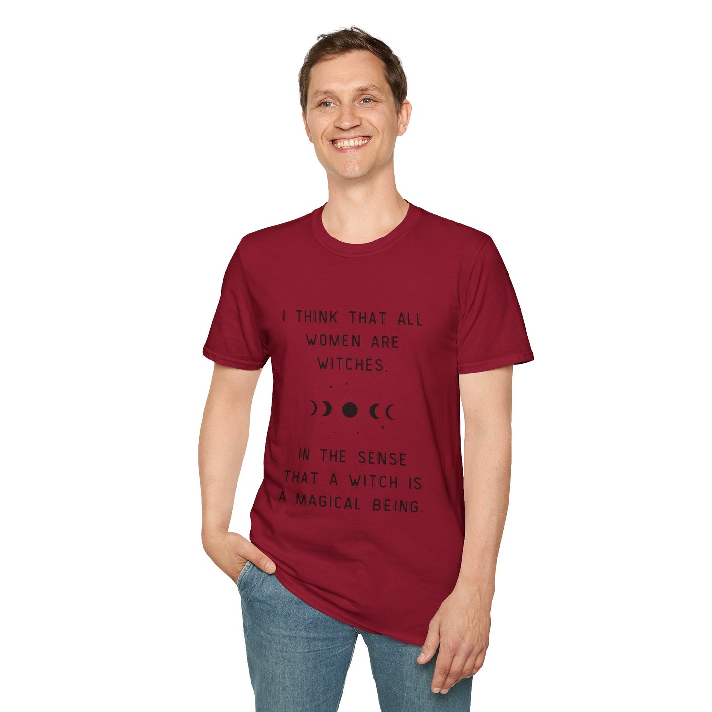 I Believe All Women Are Witches T-Shirt - Phases of the Moon