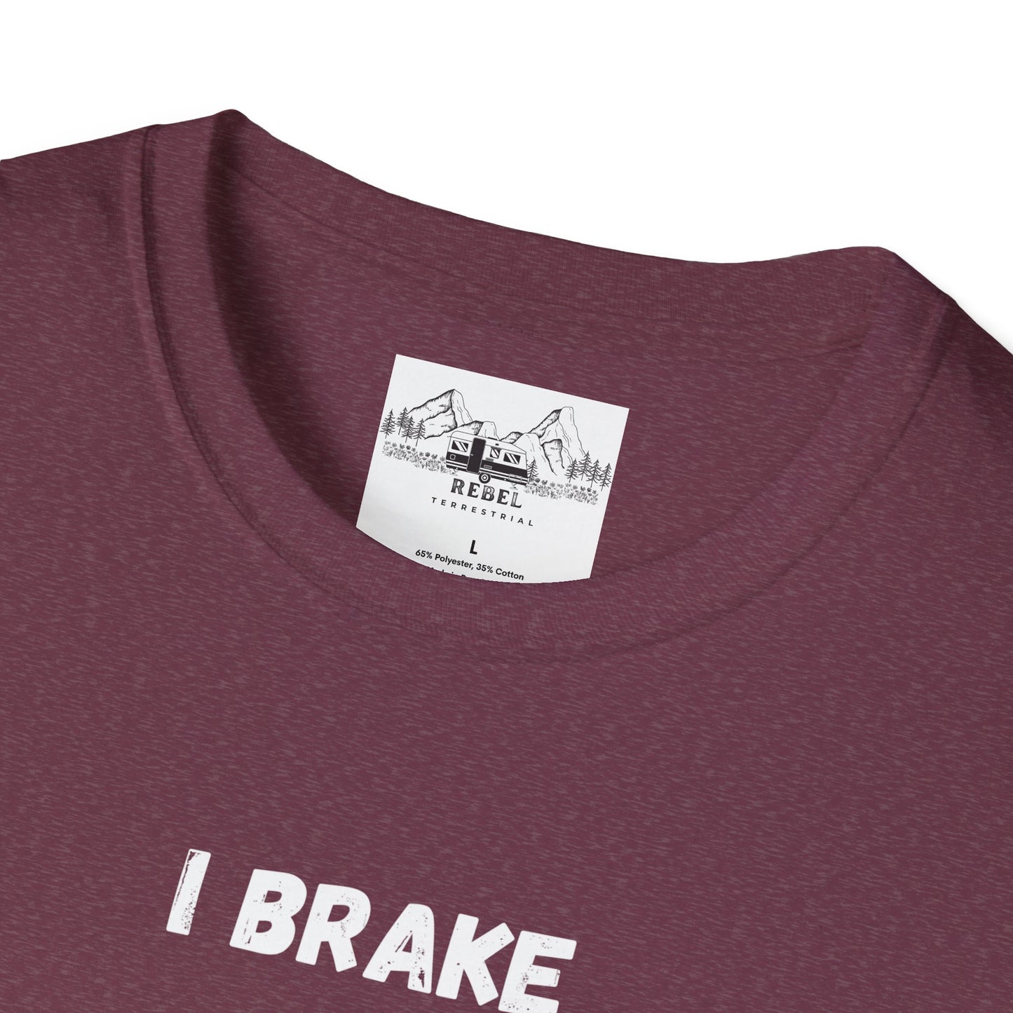 I Brake for Turtles – Funny Motorcycle & Wildlife Awareness Tee