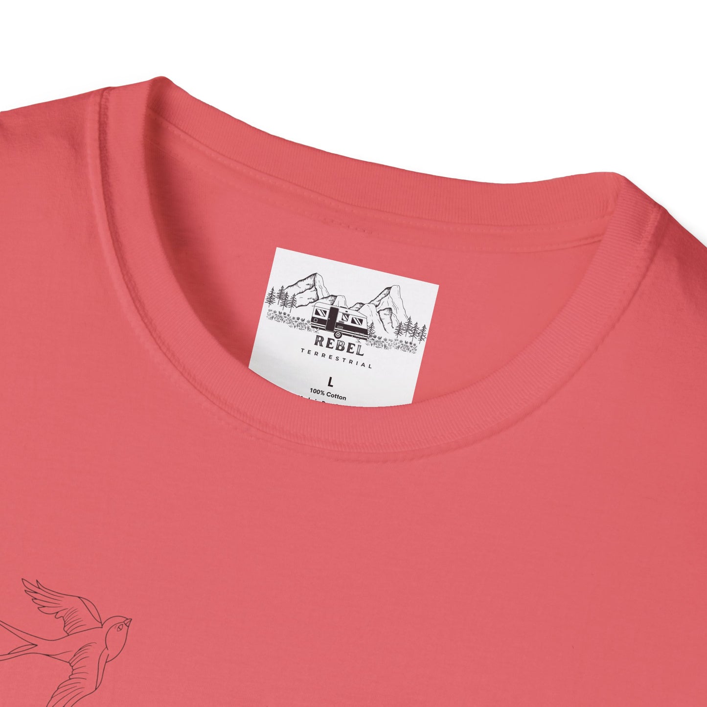 Jesus Loves You and Your Tattoos – Tattoo Dove & Heart T-Shirt