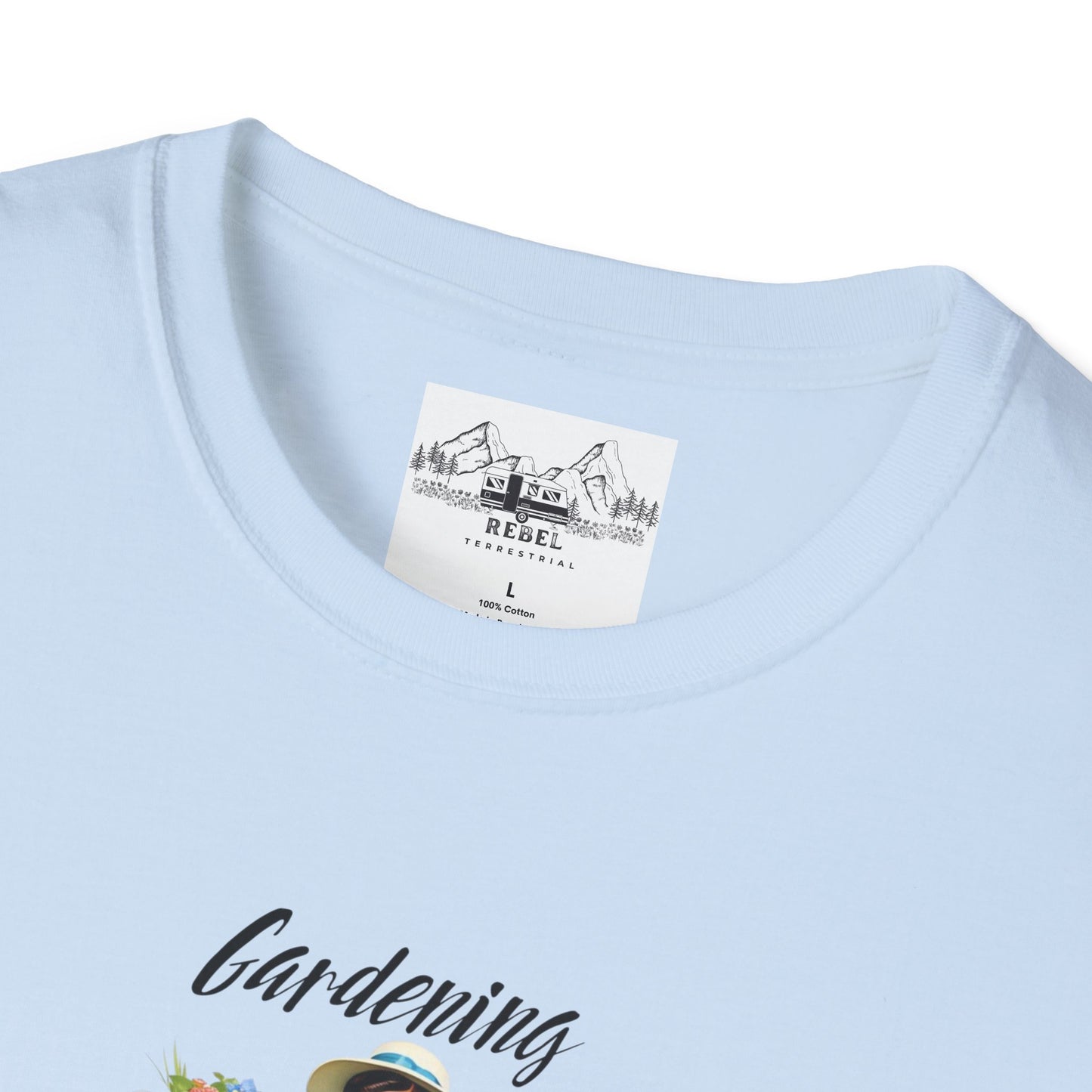 Gardening, Because Murder is Wrong – Vintage Humor T-Shirt