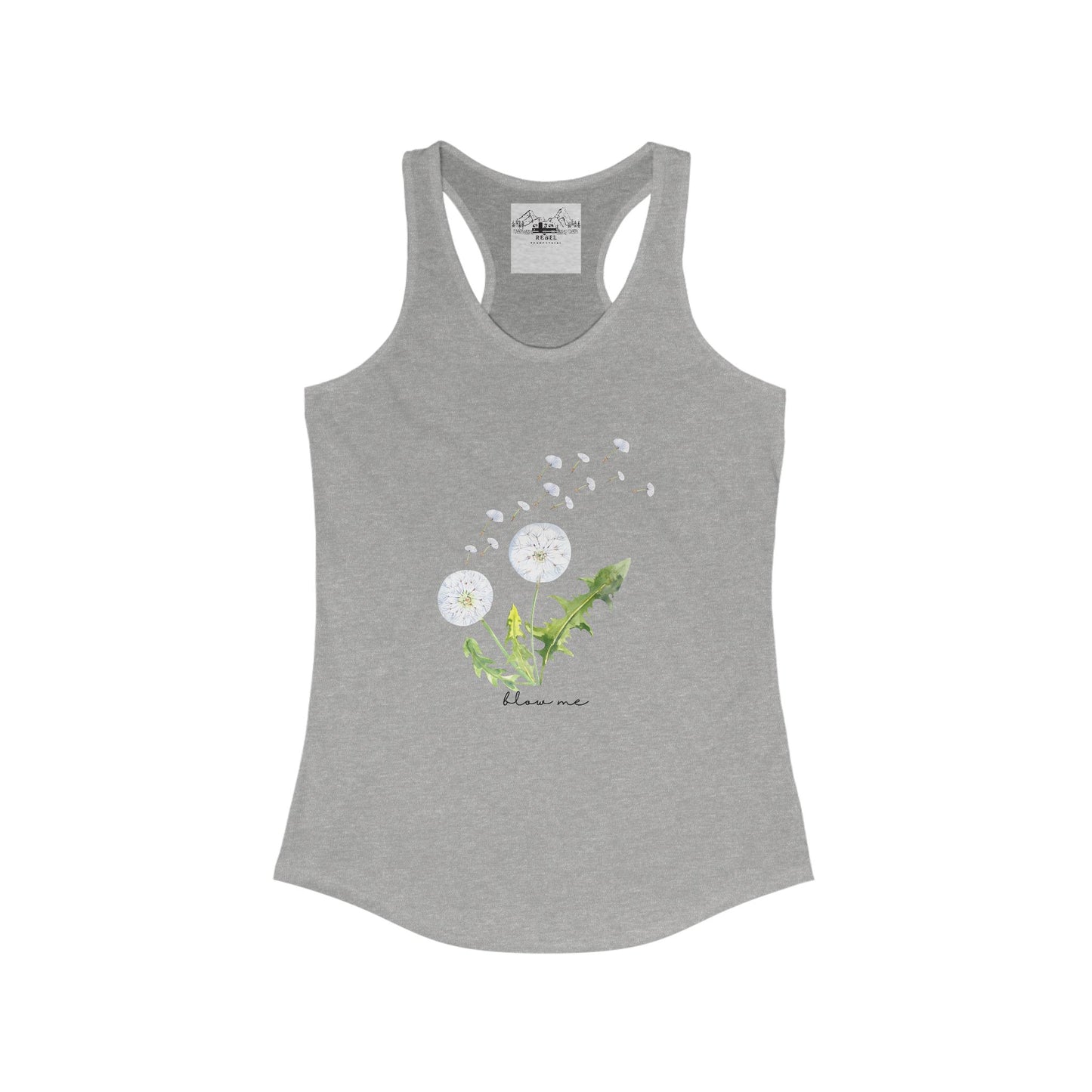 blow me – Women’s Racerback Tank