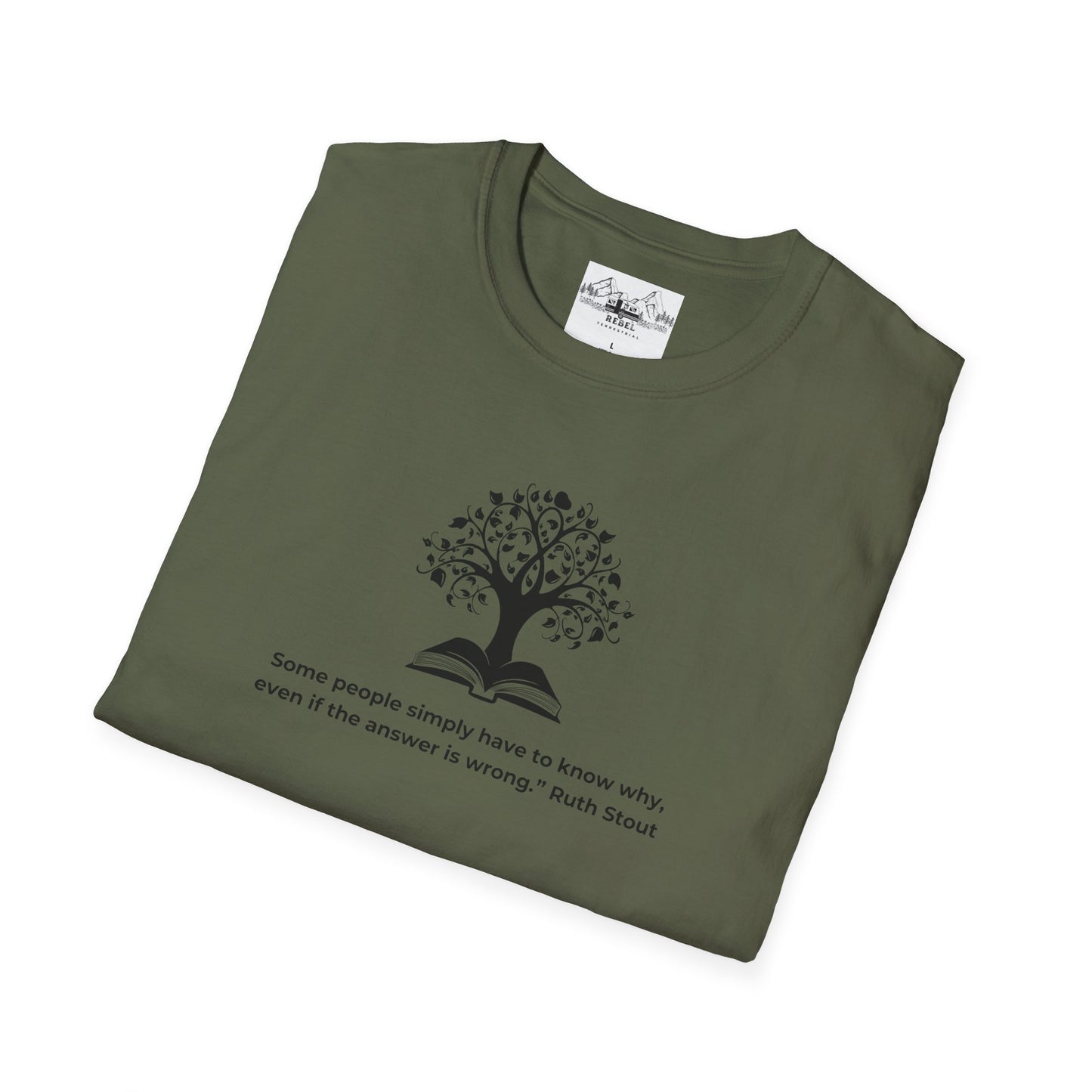 Tree of Knowledge β Ruth Stout Quote T-Shirt