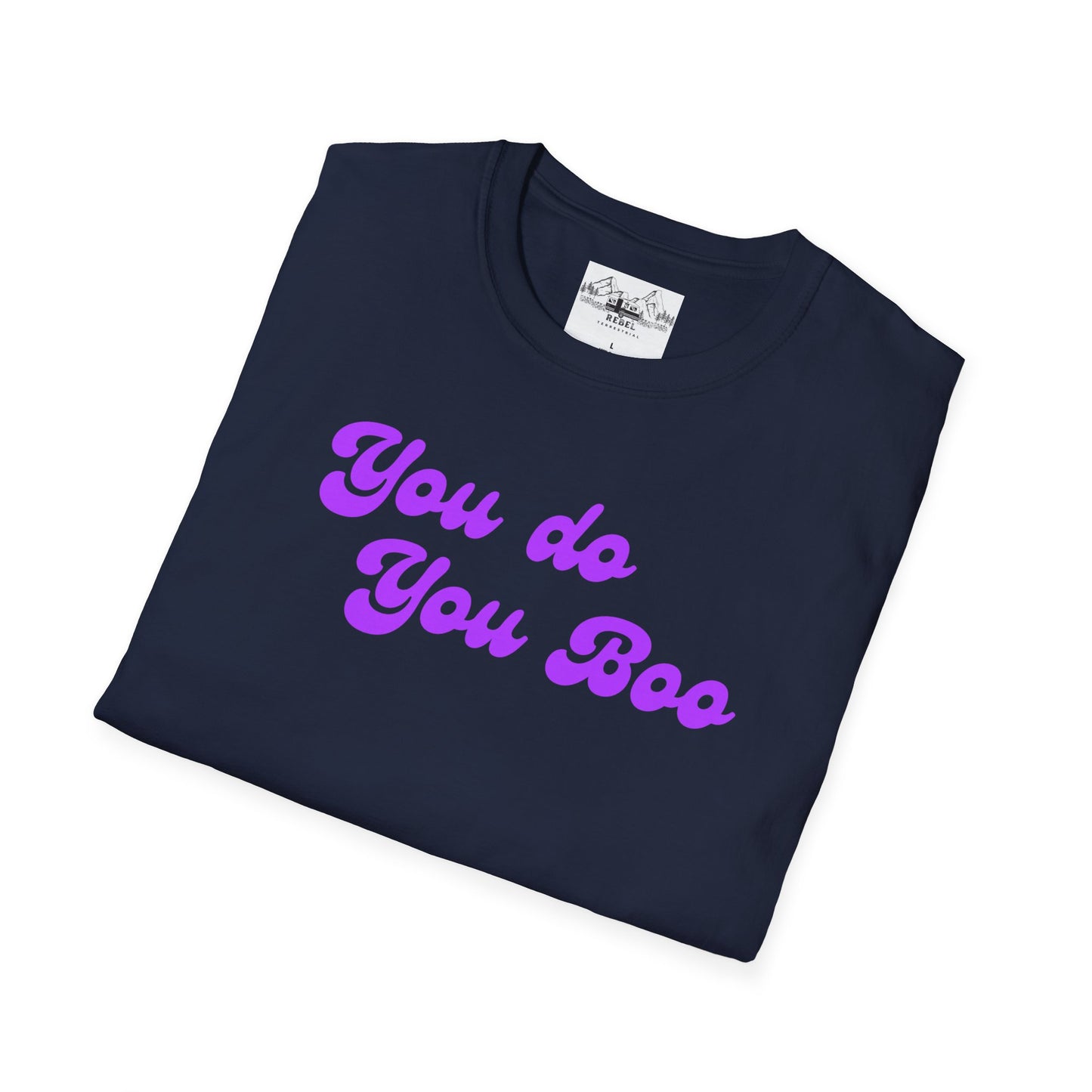 You Do You Boo – Playful Purple Lettering T-Shirt