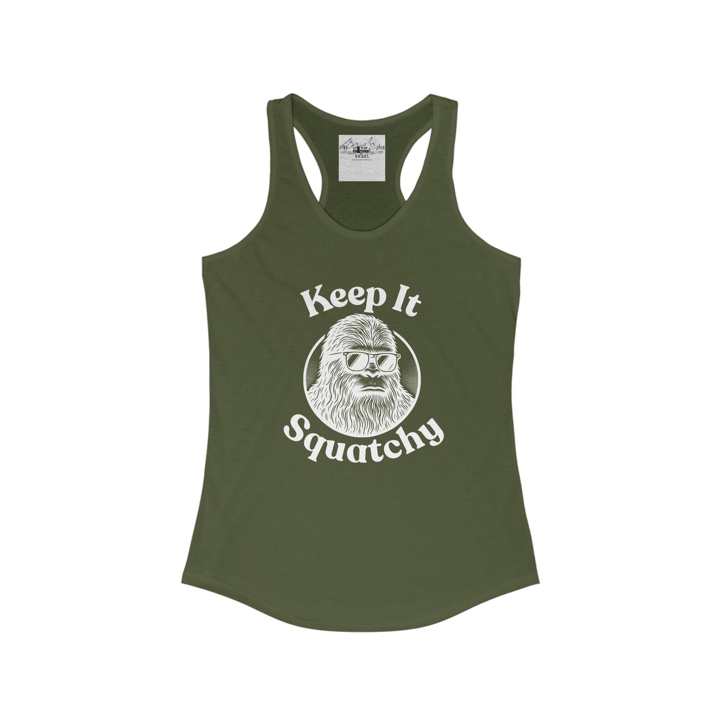 Keep It Squatchy | Women’s Racerback Tank Top