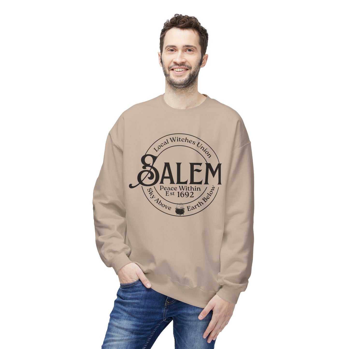 Salem Local Witches Union Midweight Fleece Sweatshirt