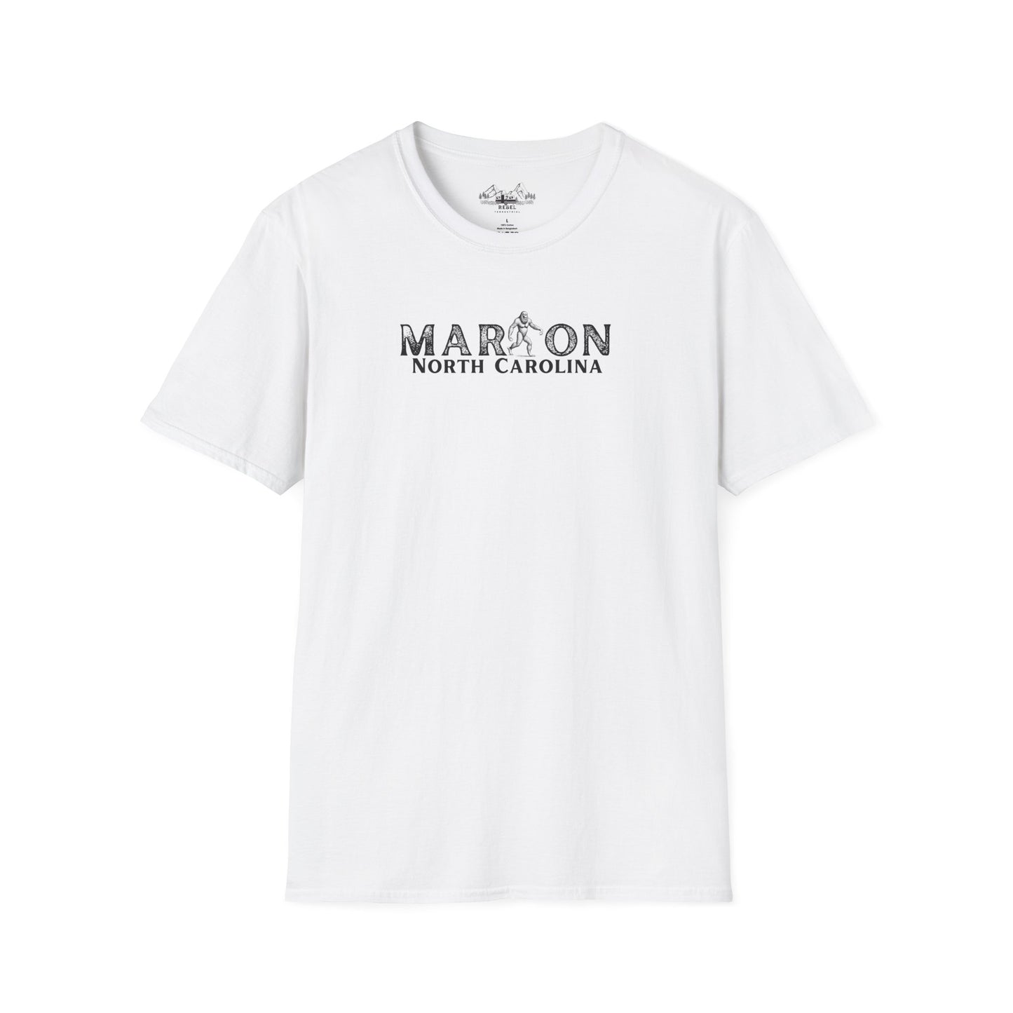 Marion North Carolina Bigfoot T-Shirt – Unisex Softstyle Tee