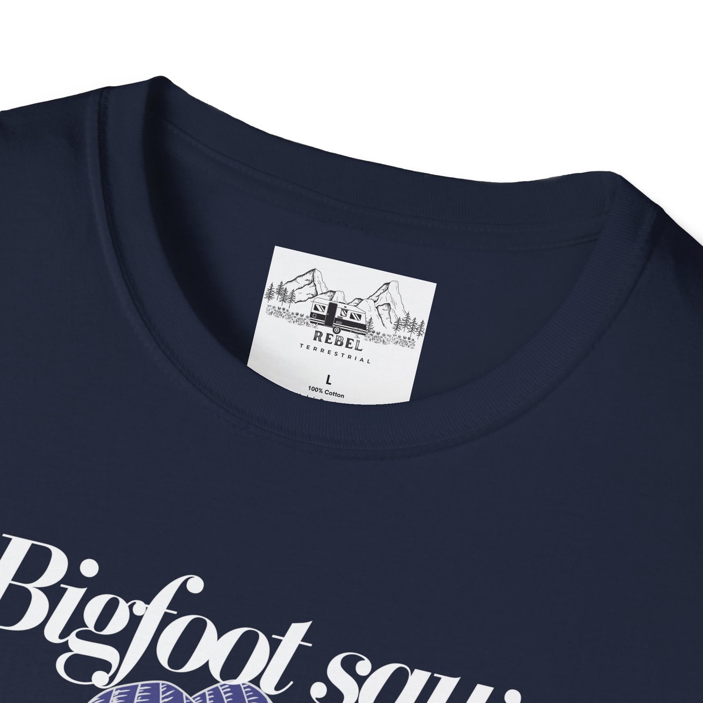 Bigfoot Saw Me But No One Believed Him – Hipster Bigfoot T-Shirt | Unisex Softstyle Tee