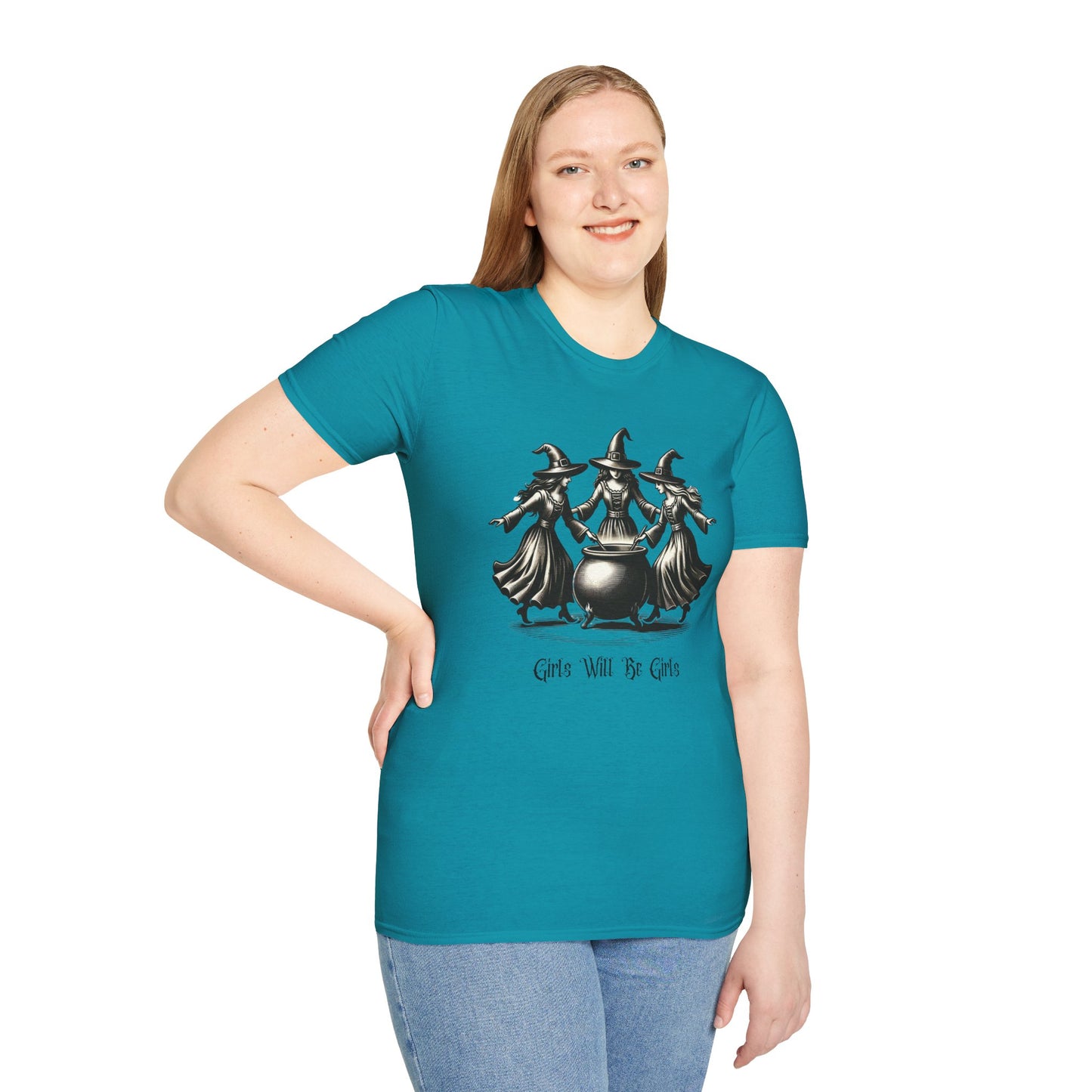 "Girls Will Be Girls" Witches Unisex T-Shirt