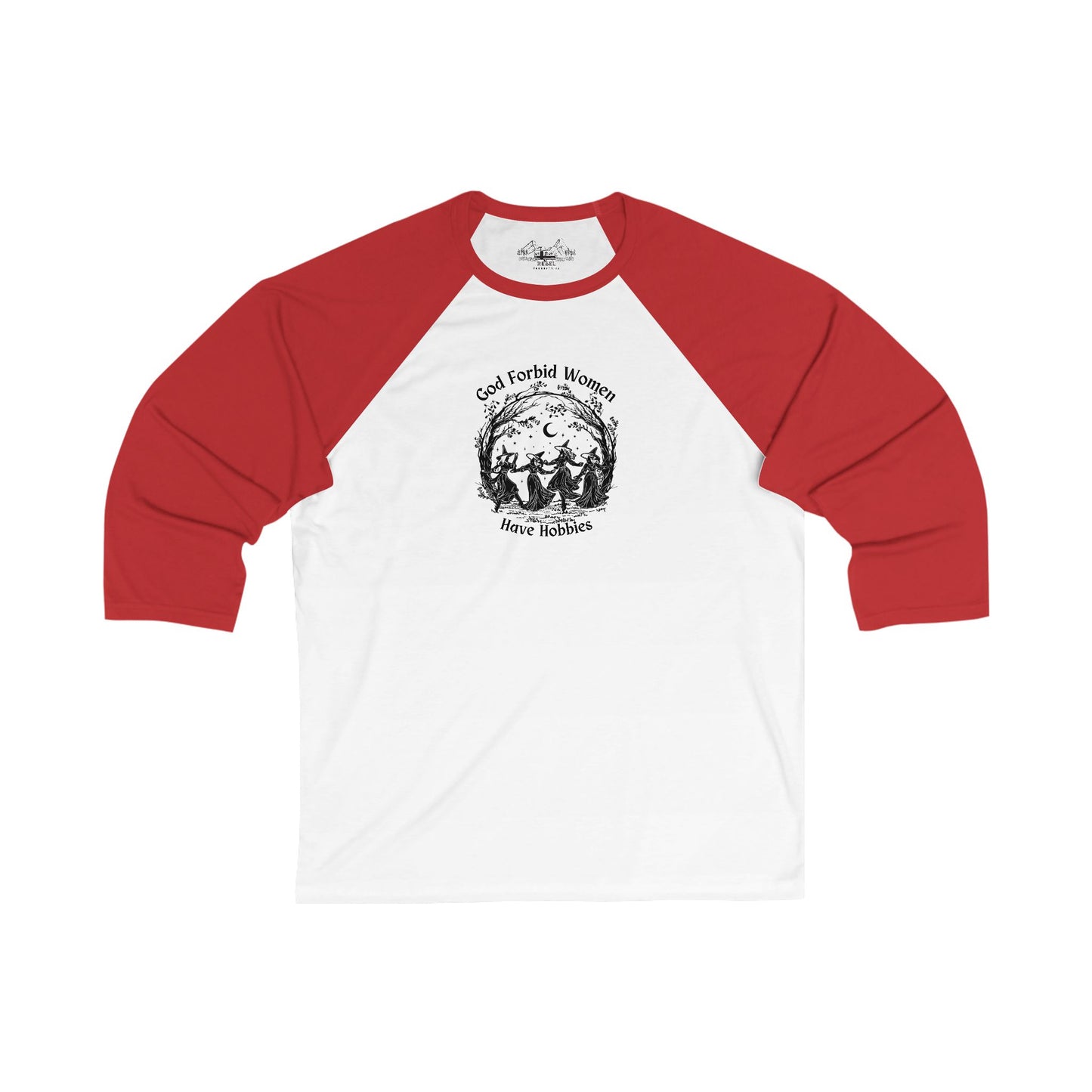 "God Forbid, Women Have Hobbies" Unisex 3/4 Sleeve Baseball Tee