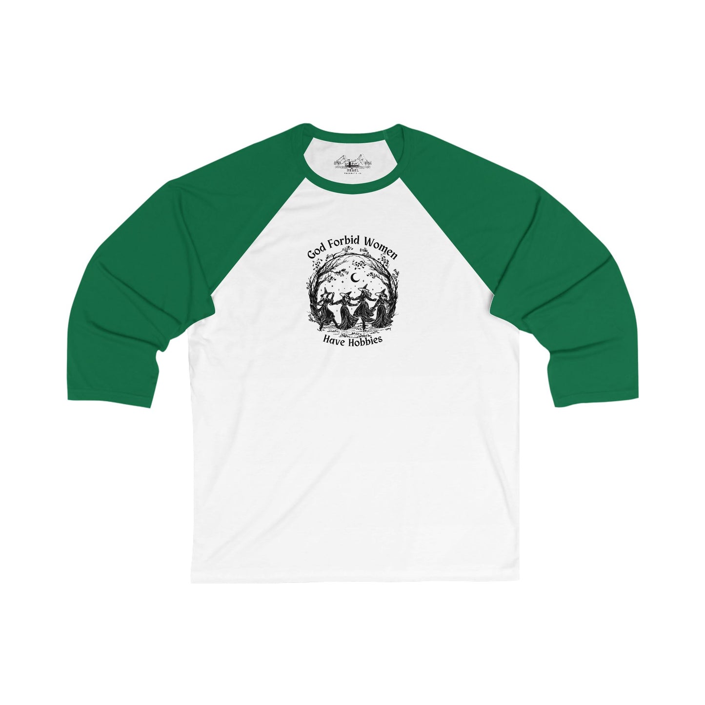 "God Forbid, Women Have Hobbies" Unisex 3/4 Sleeve Baseball Tee