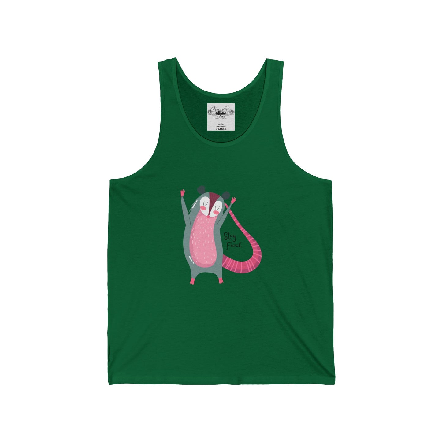 Stay Feral – Unisex Jersey Tank
