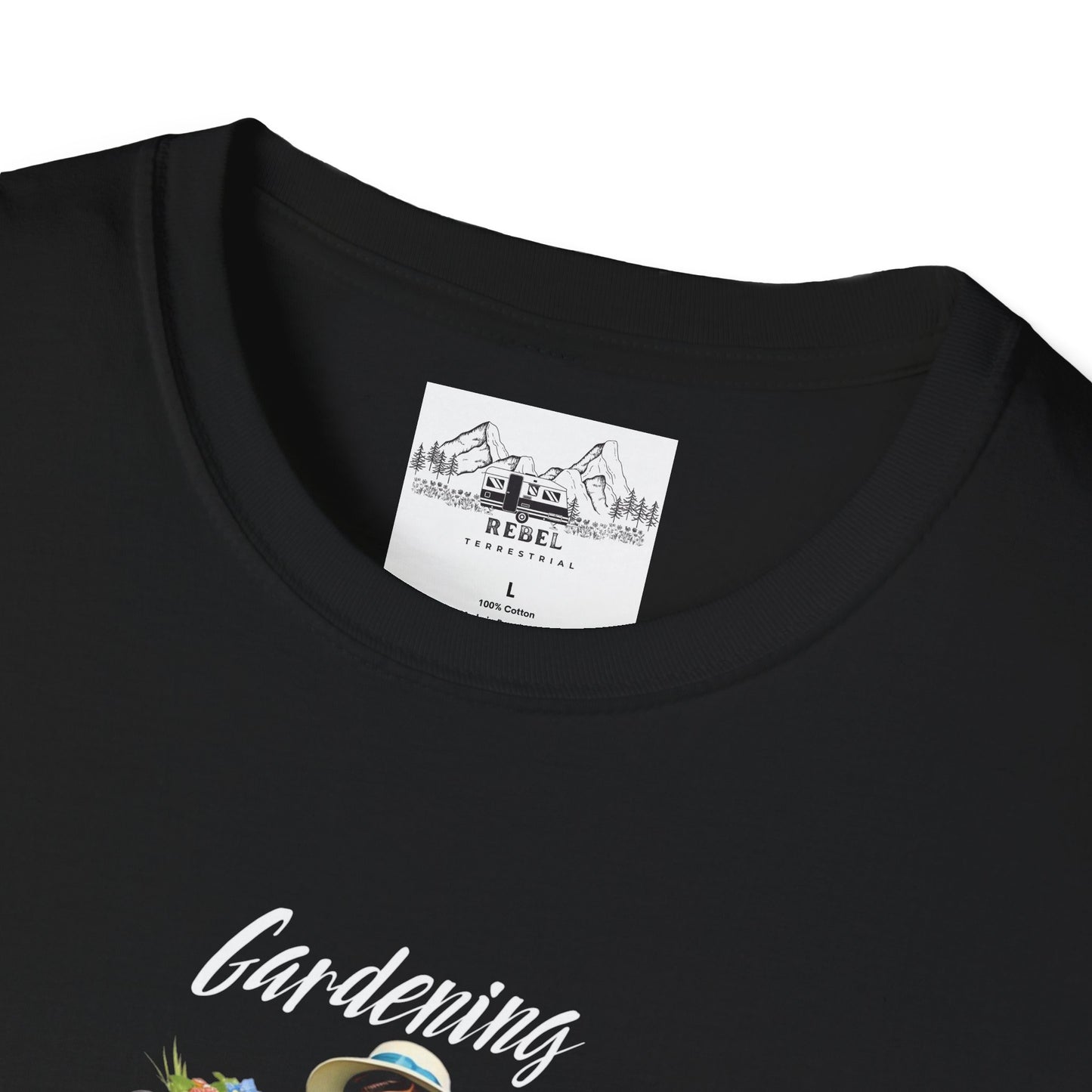 Gardening, Because Murder is Wrong – Vintage Humor T-Shirt