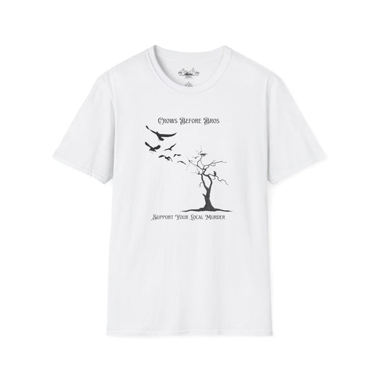 "Crows Before Bros" Unisex Softstyle T-Shirt