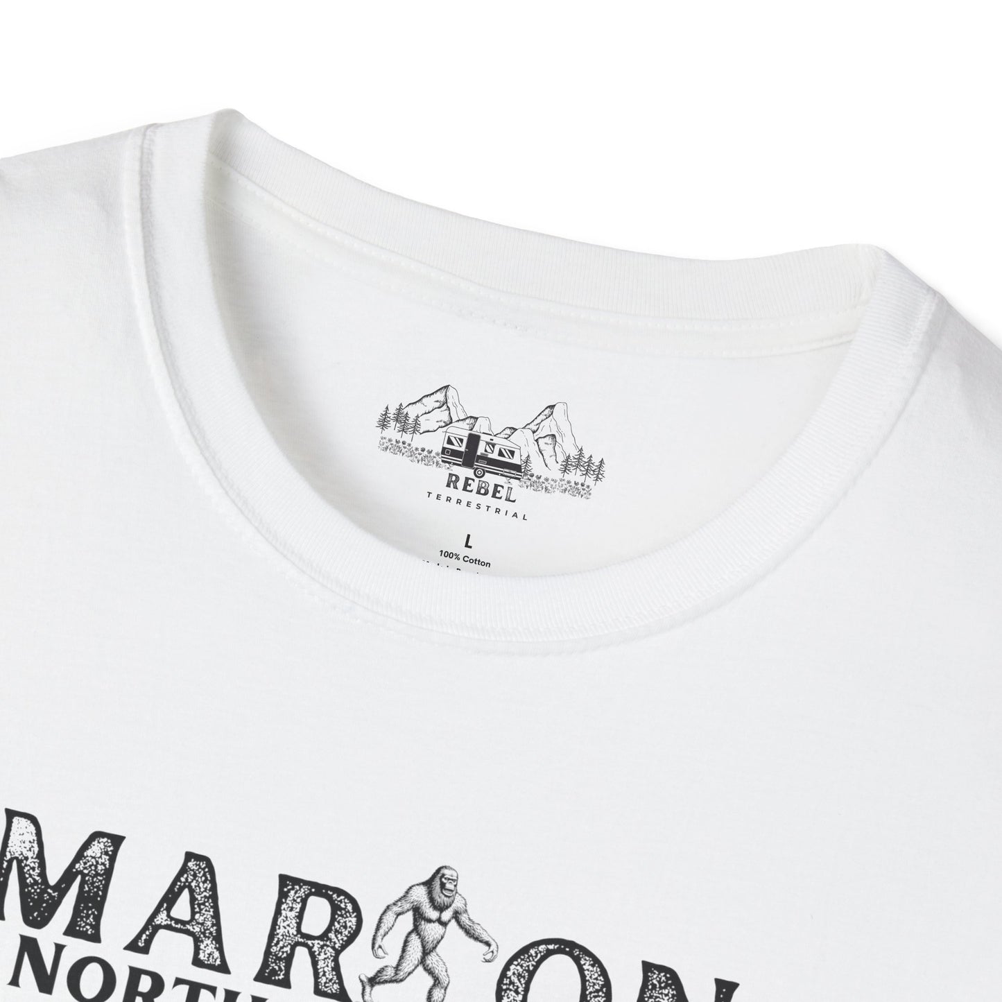 Marion North Carolina Bigfoot T-Shirt – Unisex Softstyle Tee