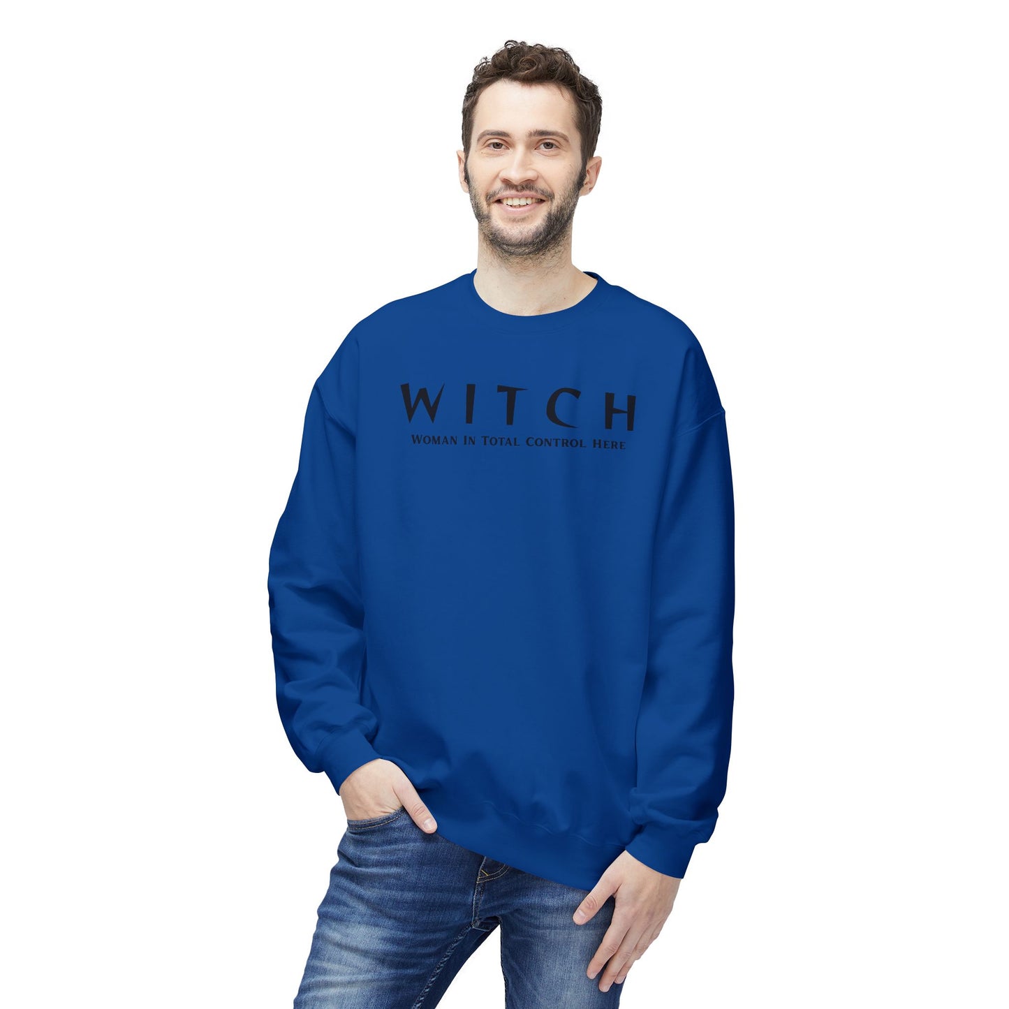 WITCH - Woman In Total Control Here Crewneck Sweatshirt