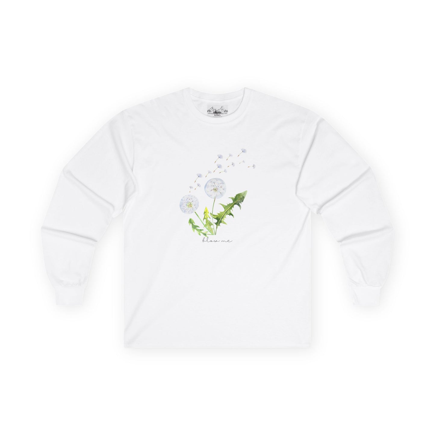 "Blow Me" Dandelion Long Sleeve Tee
