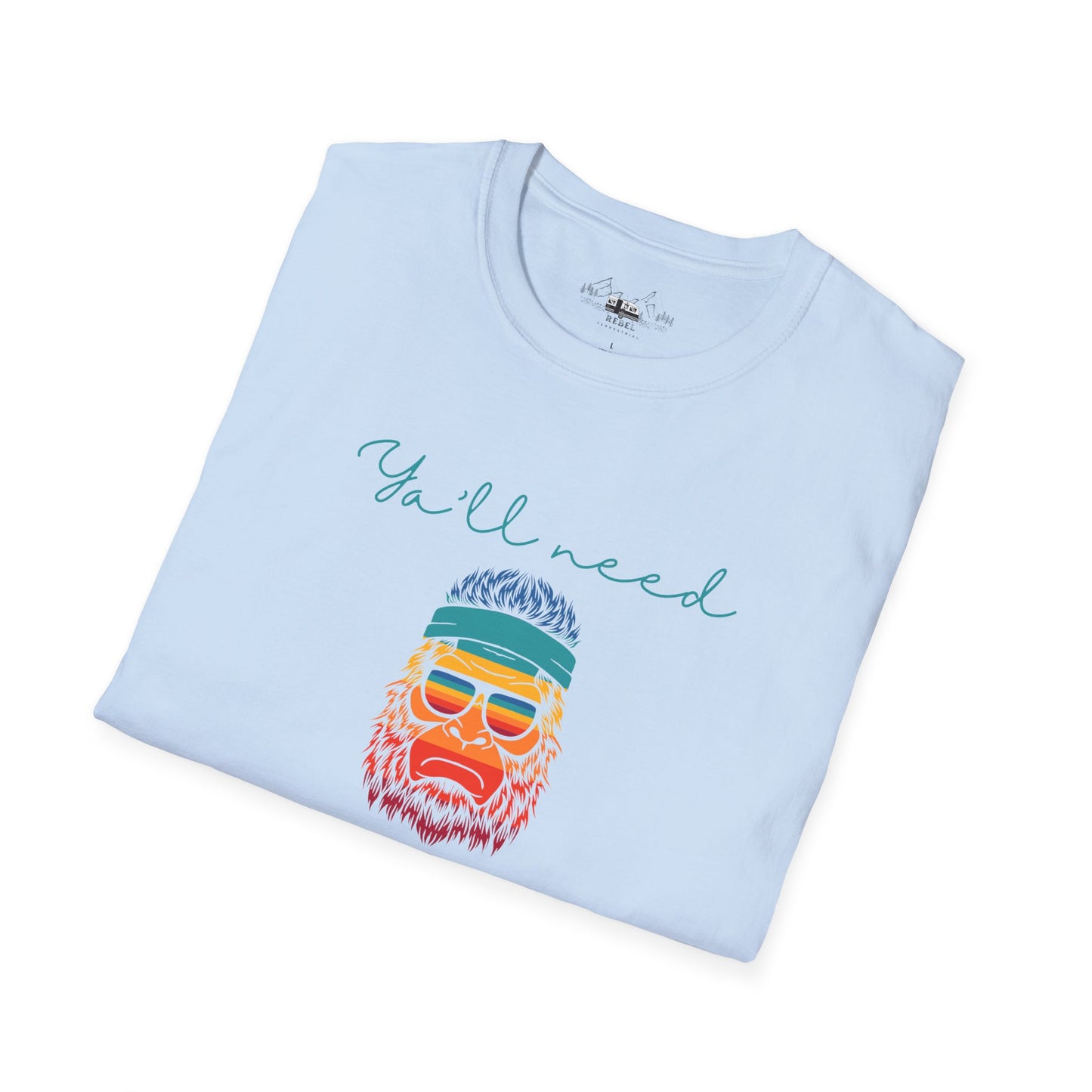 Y’all Need Therapy – Rainbow Bigfoot T-Shirt | Unisex Softstyle Tee