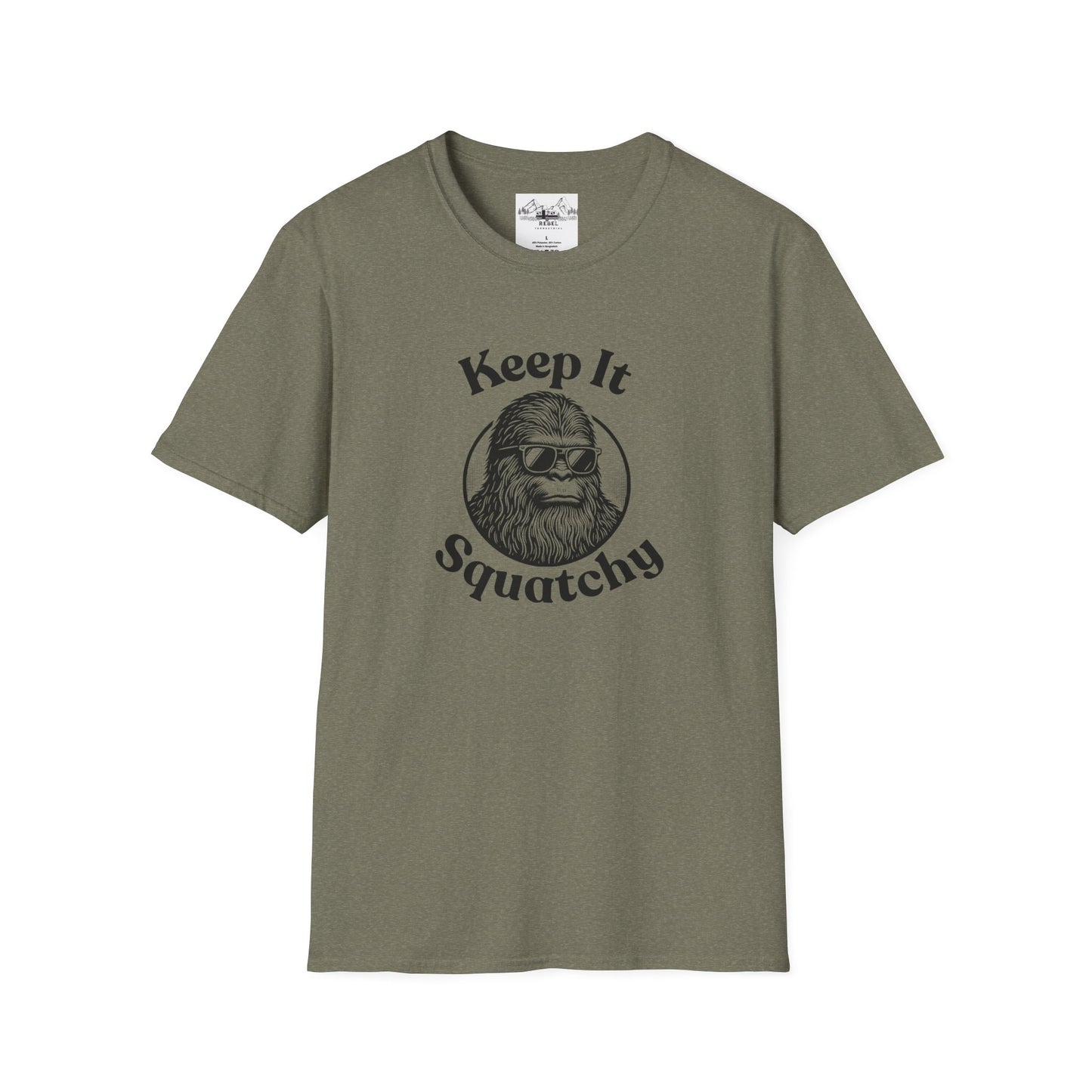 Keep It Squatchy Bigfoot T-Shirt – Unisex Softstyle Tee