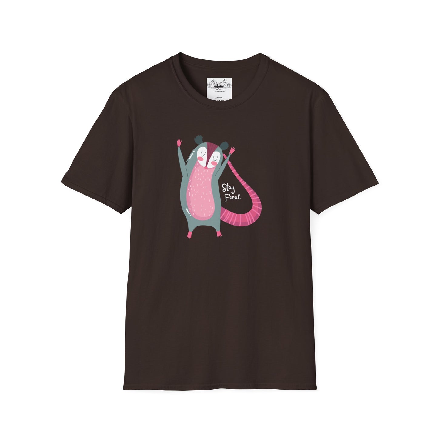 Stay Feral β Happy Possum T-Shirt