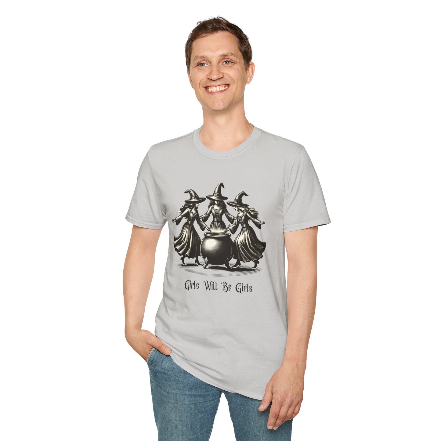 "Girls Will Be Girls" Witches Unisex T-Shirt