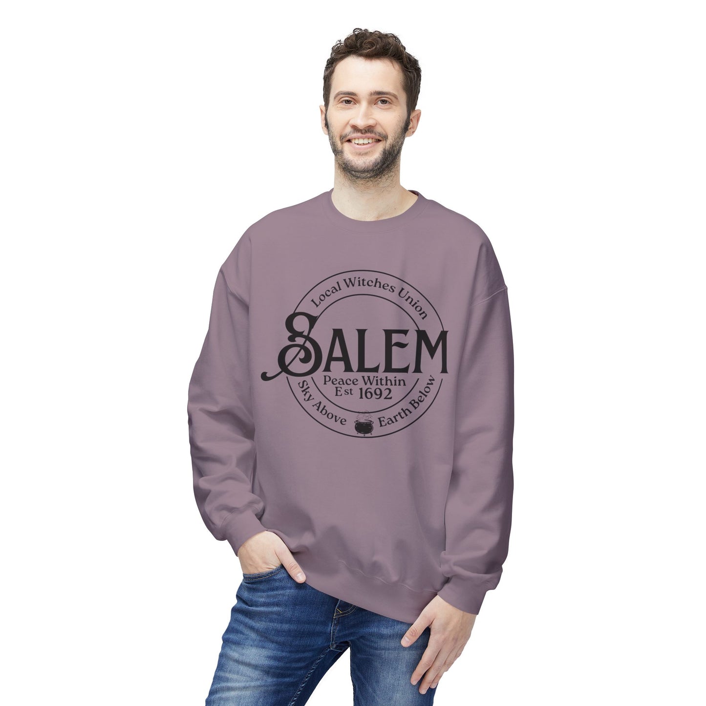 Salem Local Witches Union Midweight Fleece Sweatshirt