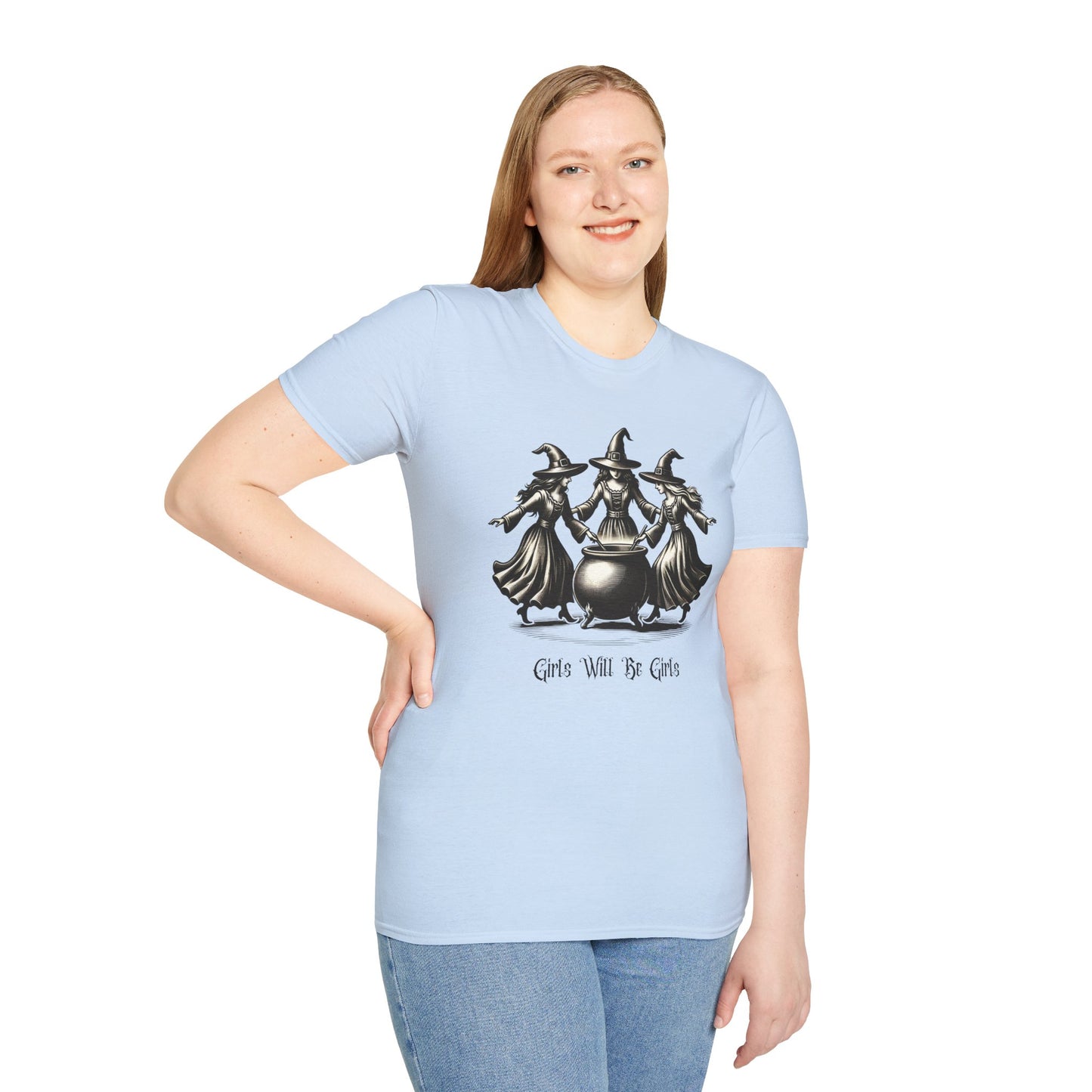 "Girls Will Be Girls" Witches Unisex T-Shirt