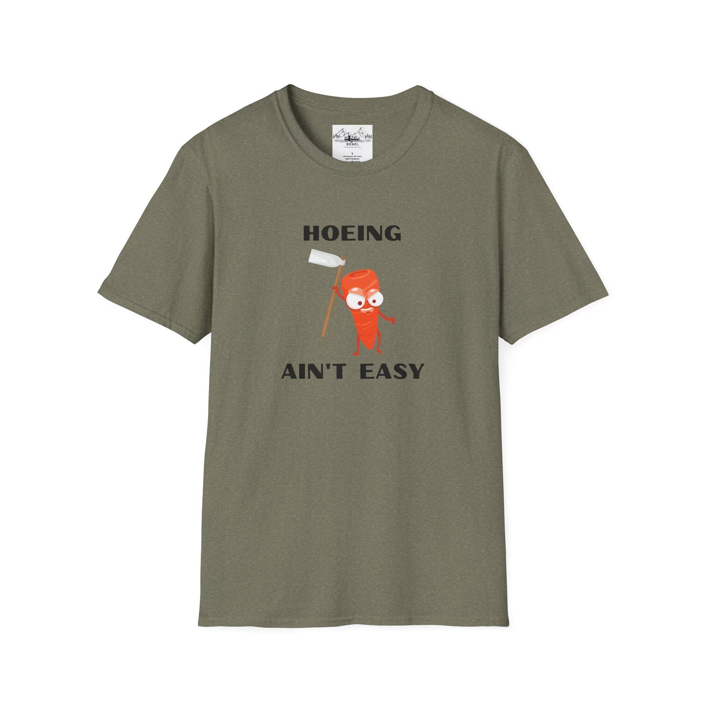 "Hoeing Ain't Easy" – Funny Gardening T-Shirt