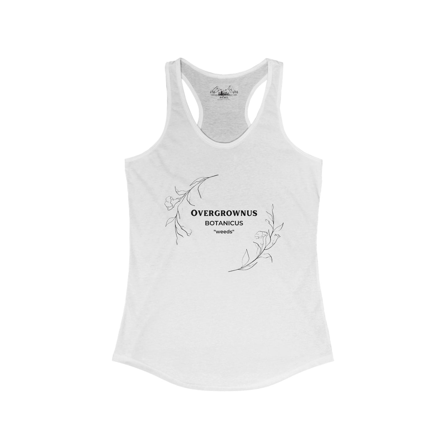 Overgrownus; Botanicus: Weeds – Women's Racerback Tank