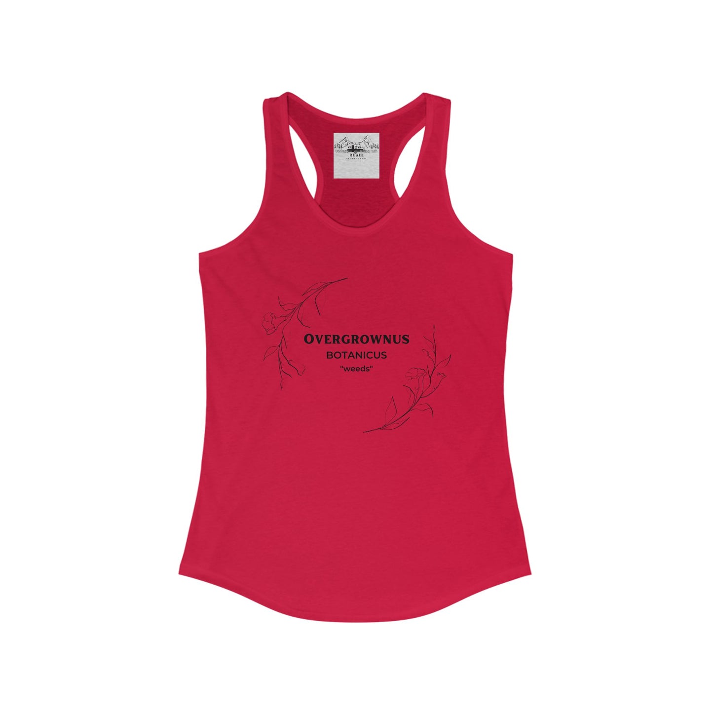 Overgrownus; Botanicus: Weeds – Women's Racerback Tank