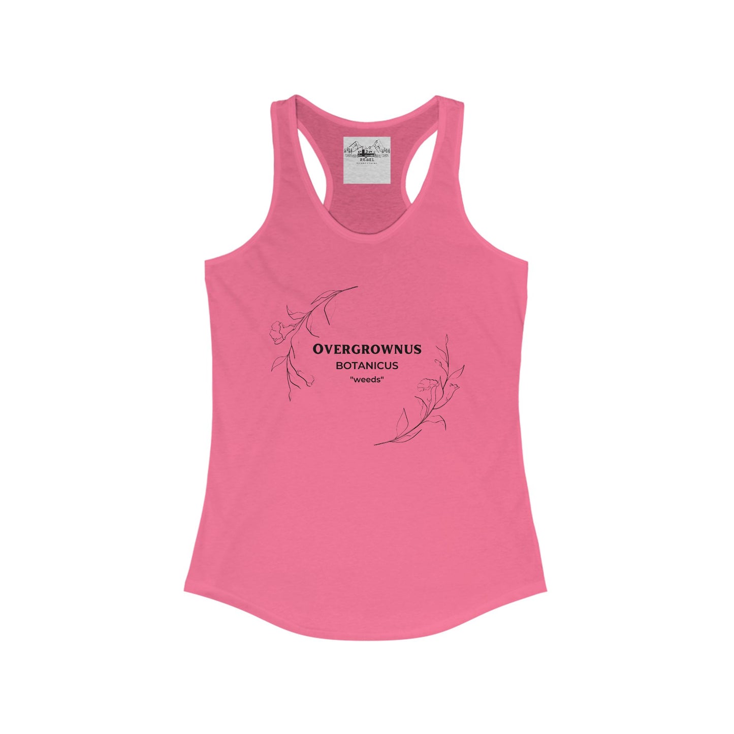 Overgrownus; Botanicus: Weeds – Women's Racerback Tank