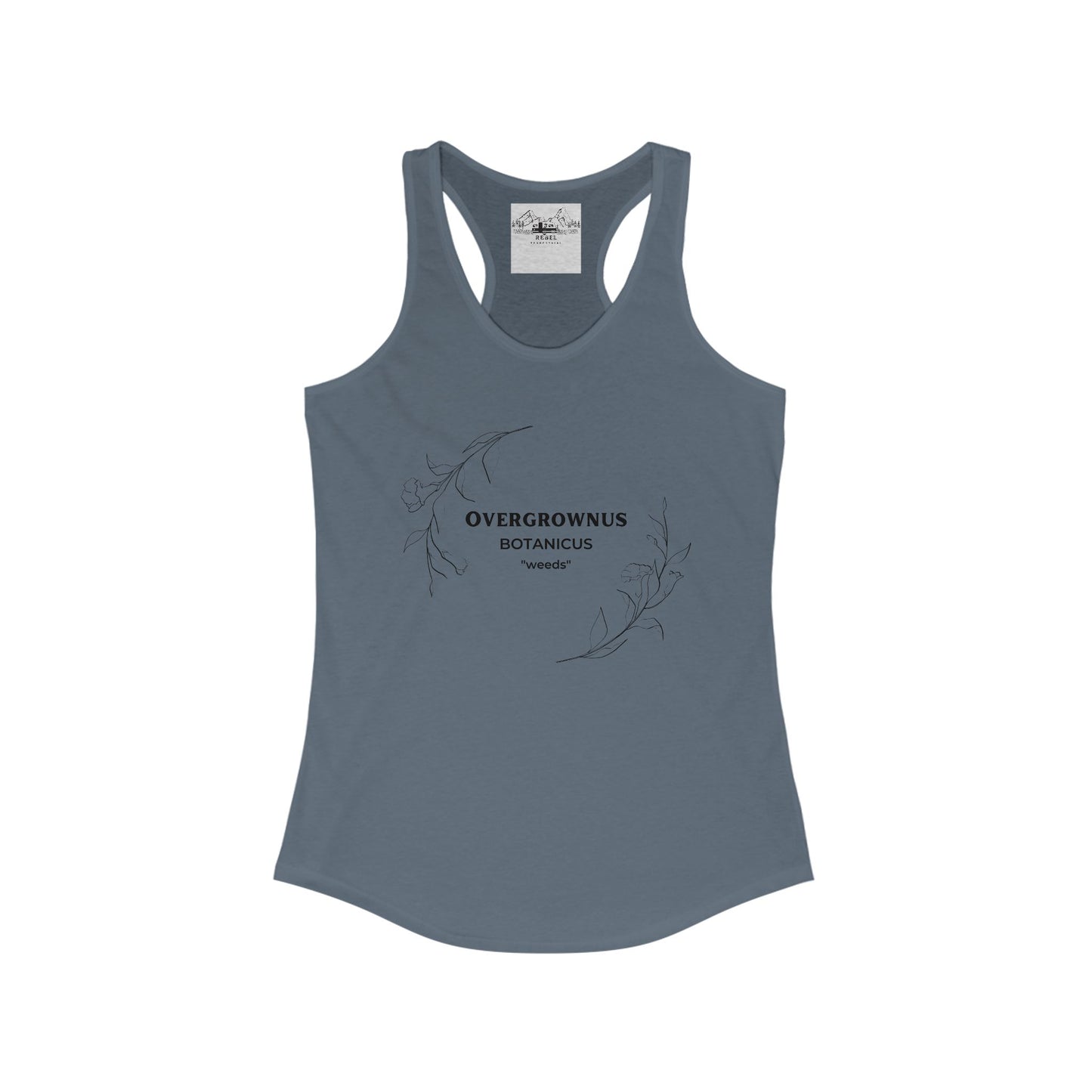Overgrownus; Botanicus: Weeds – Women's Racerback Tank