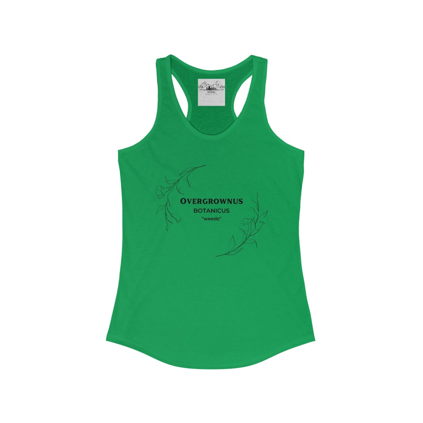 Overgrownus; Botanicus: Weeds – Women's Racerback Tank
