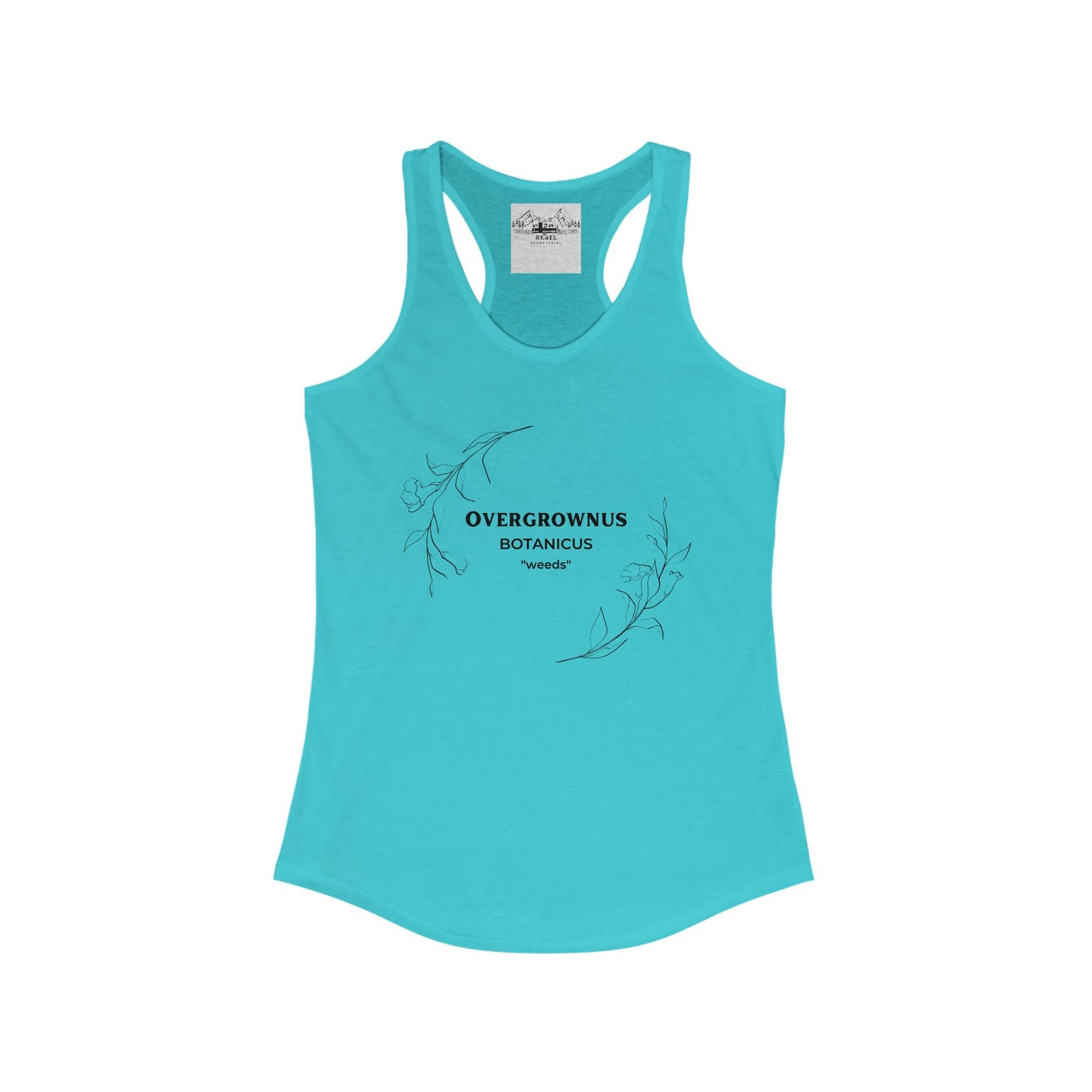 Overgrownus; Botanicus: Weeds – Women's Racerback Tank