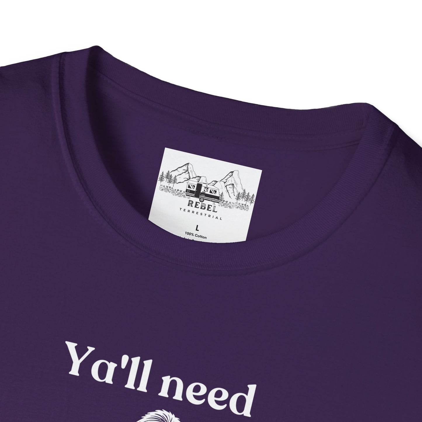 Y’all Need Jesus Bigfoot T-Shirt – Unisex Softstyle Tee