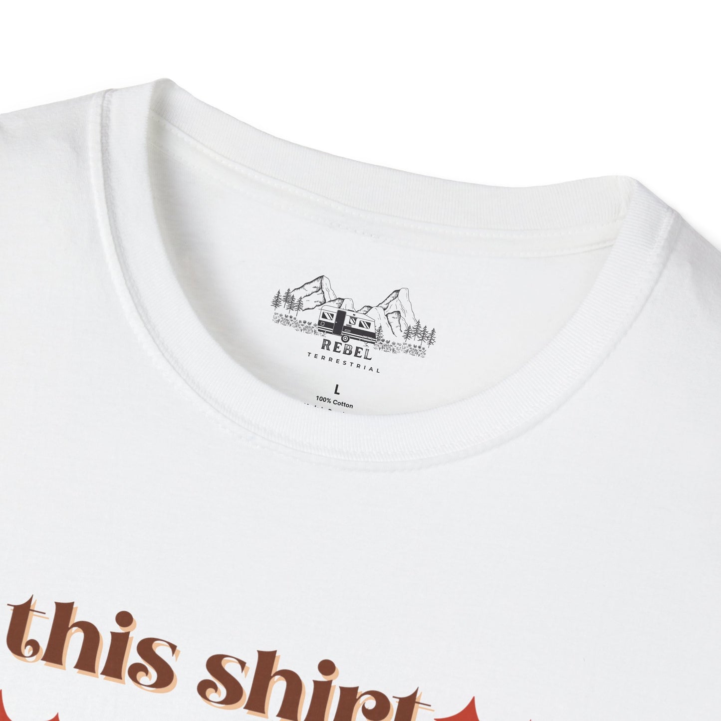 This Shirt Smells Like Campfire – Cozy Outdoorsy Unisex Softstyle T-Shirt