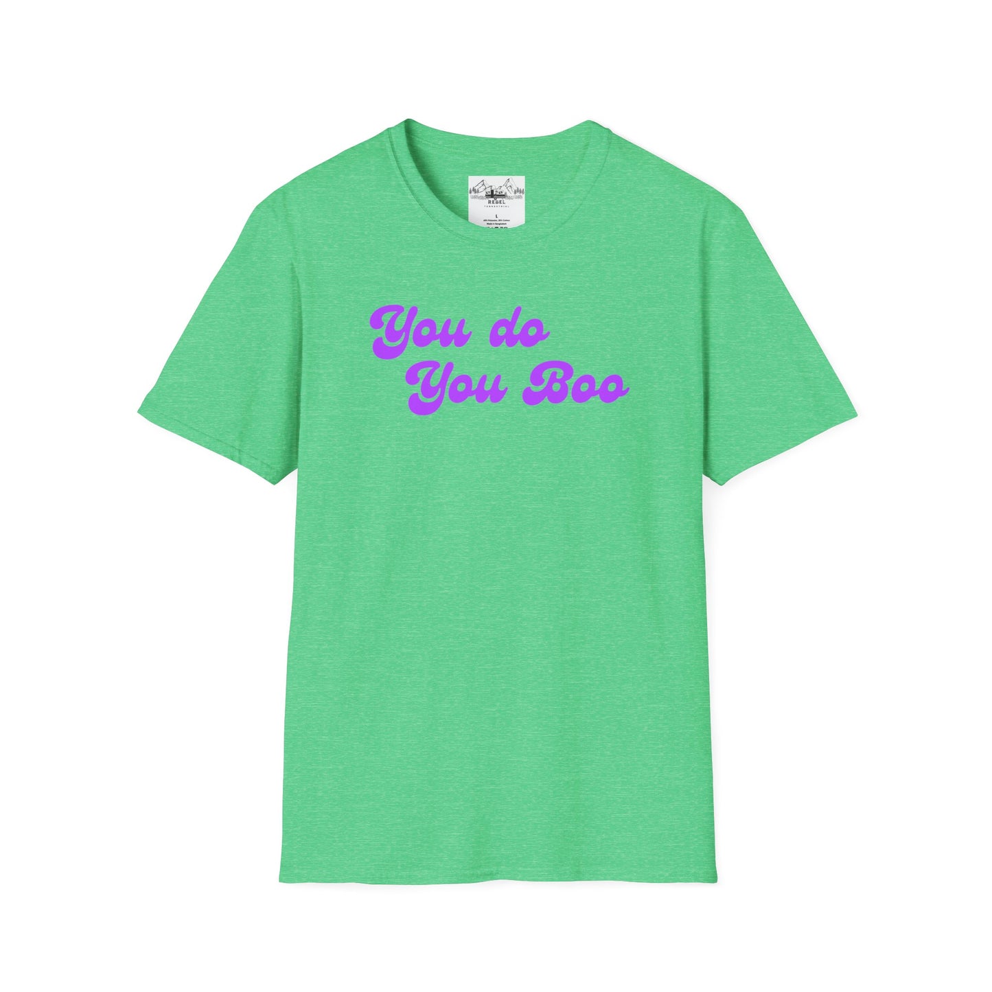 You Do You Boo – Playful Purple Lettering T-Shirt