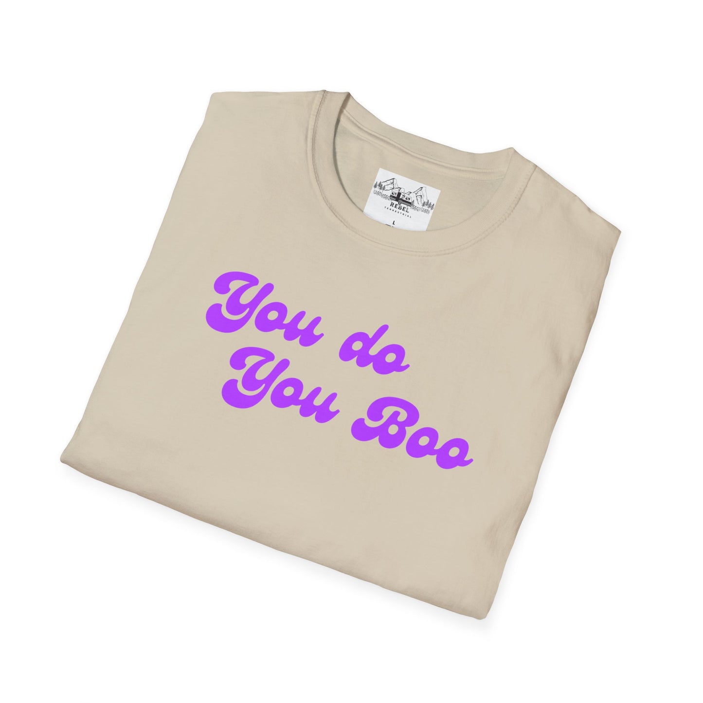 You Do You Boo – Playful Purple Lettering T-Shirt