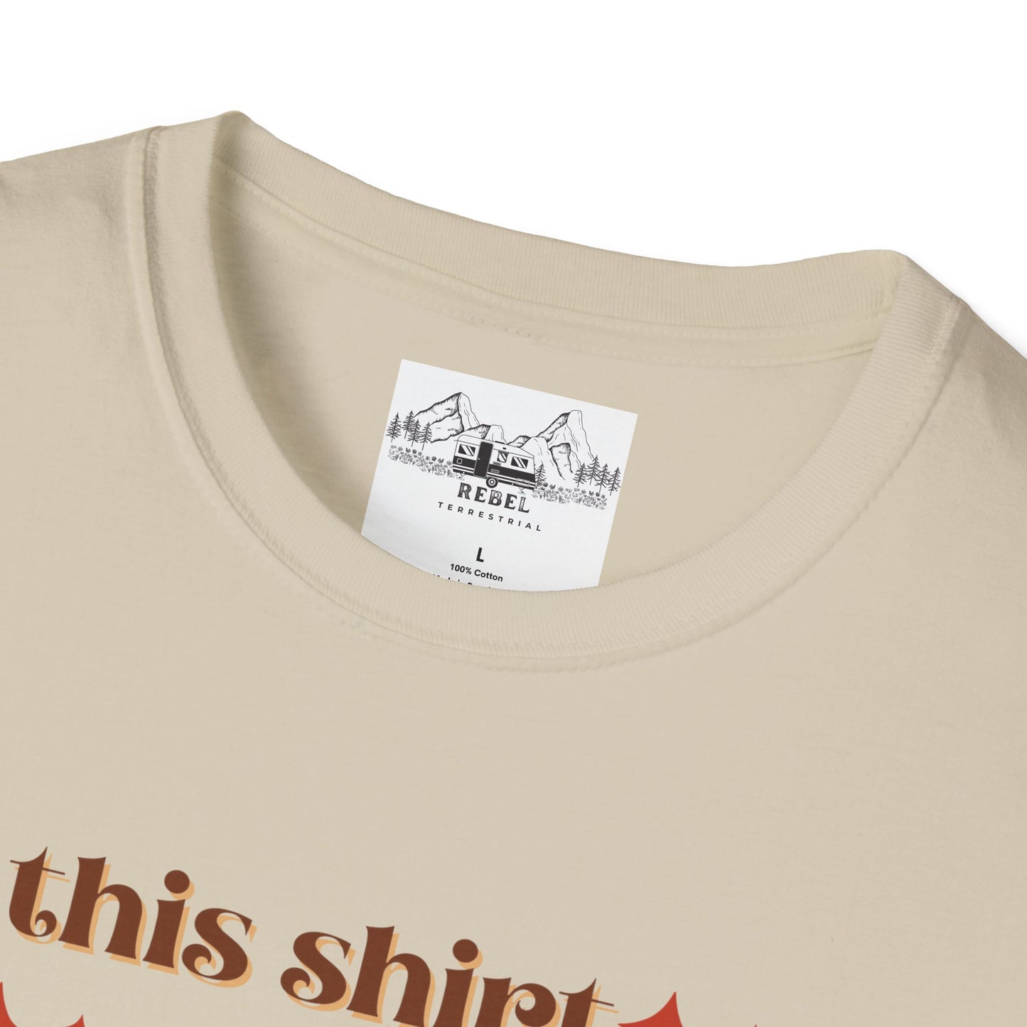 This Shirt Smells Like Campfire – Cozy Outdoorsy Unisex Softstyle T-Shirt