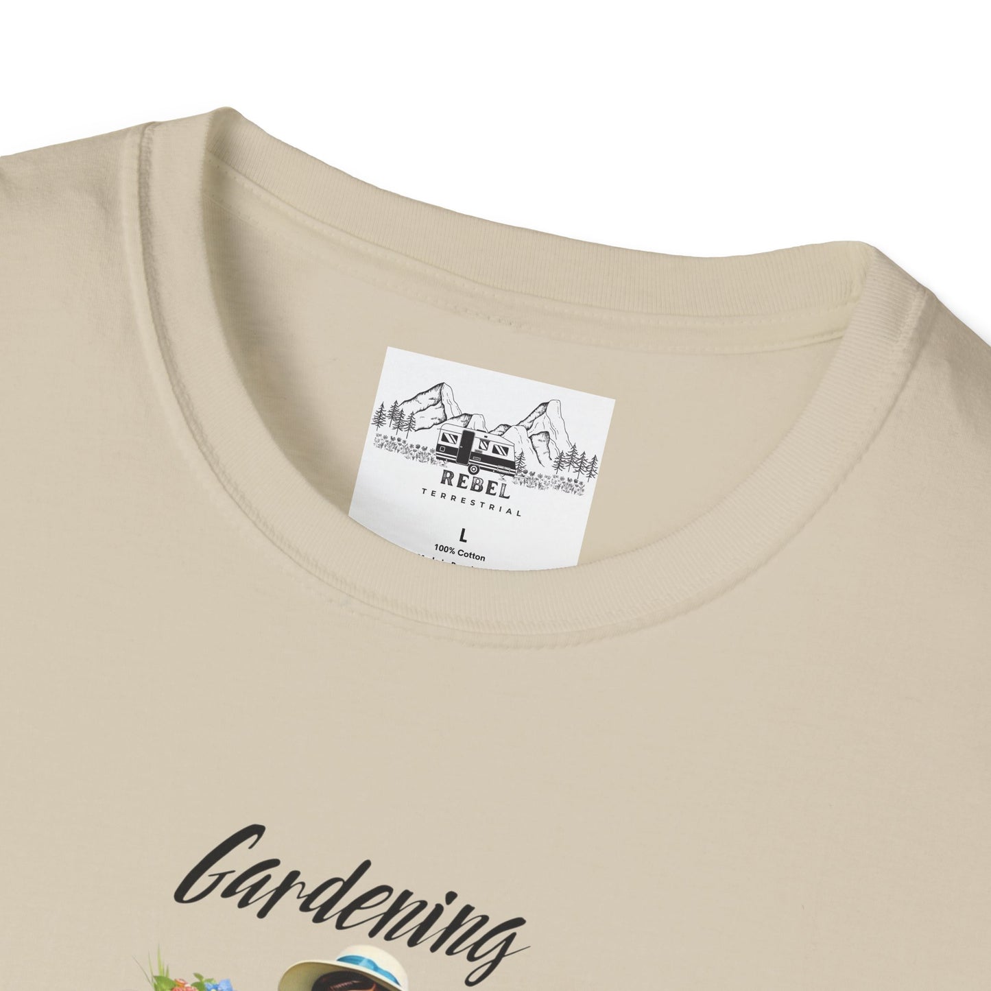 Gardening, Because Murder is Wrong – Vintage Humor T-Shirt