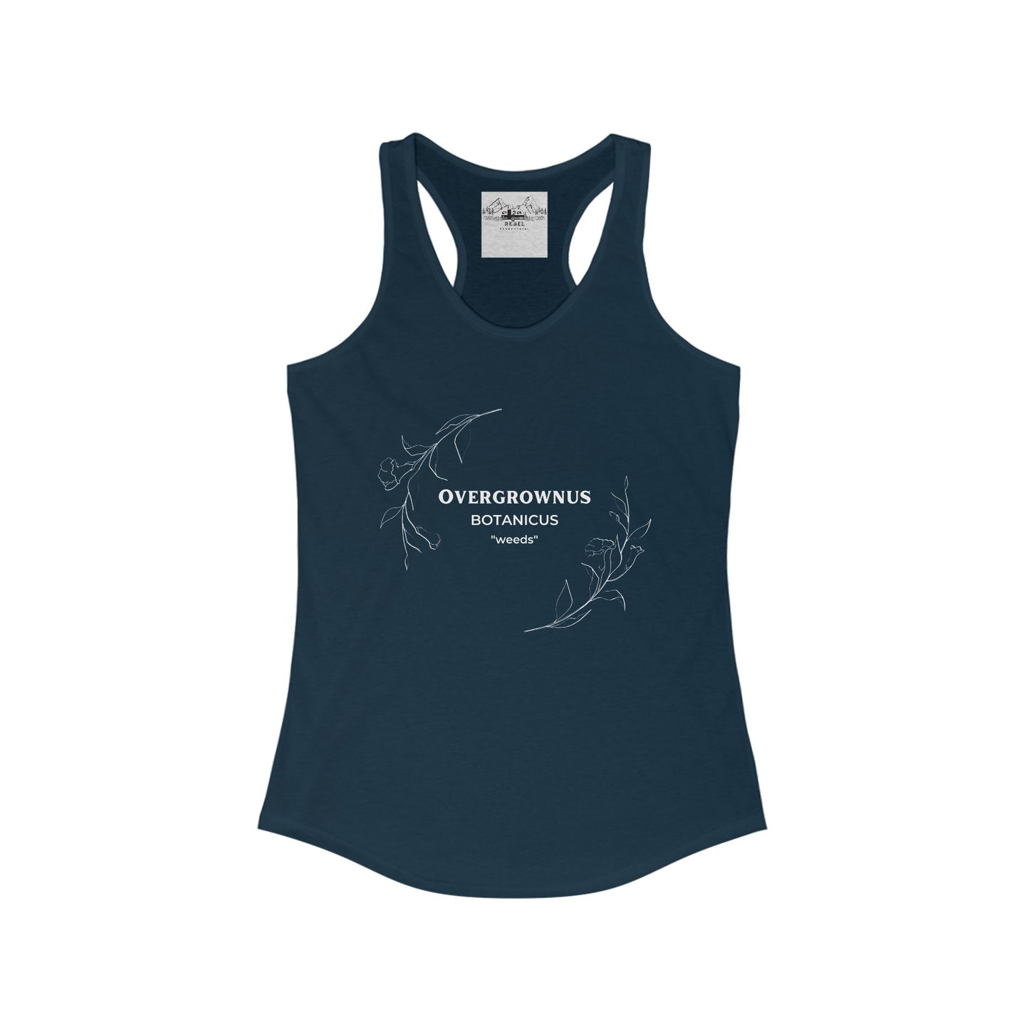 Overgrownus; Botanicus: Weeds – Women's Racerback Tank