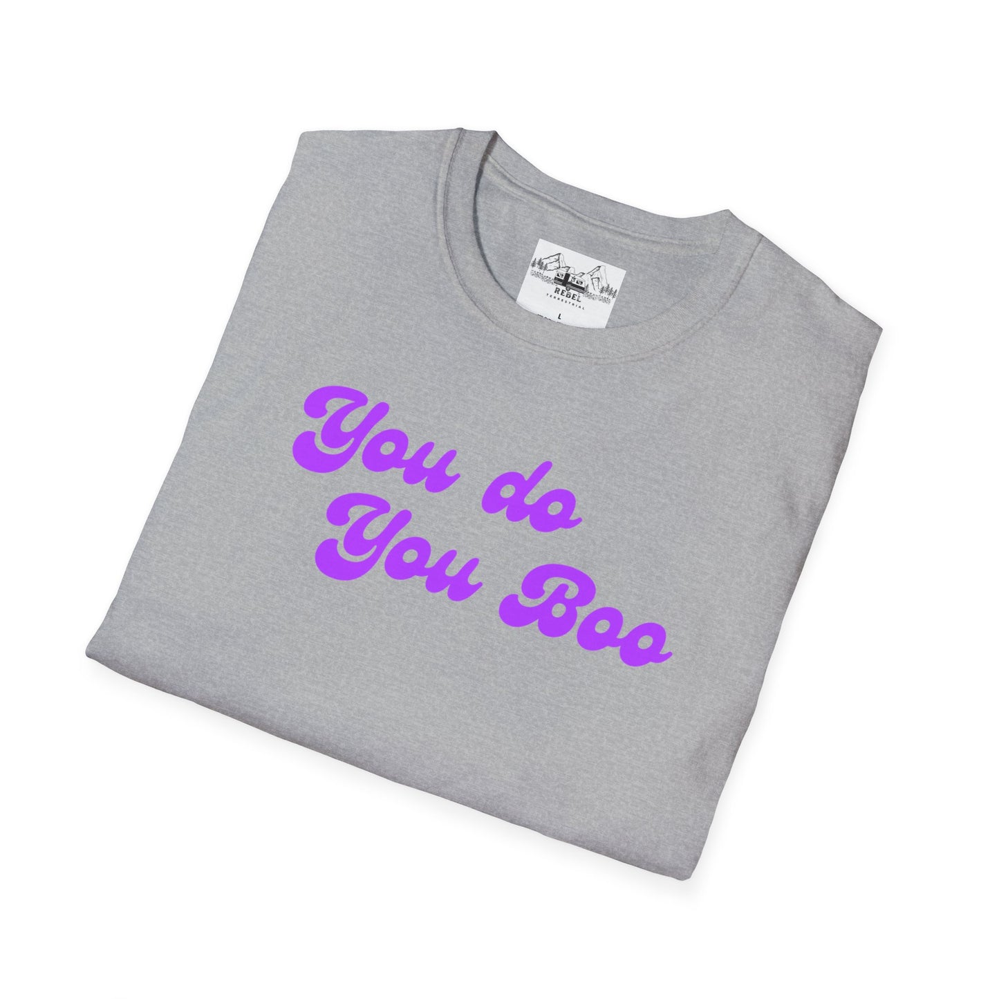 You Do You Boo – Playful Purple Lettering T-Shirt