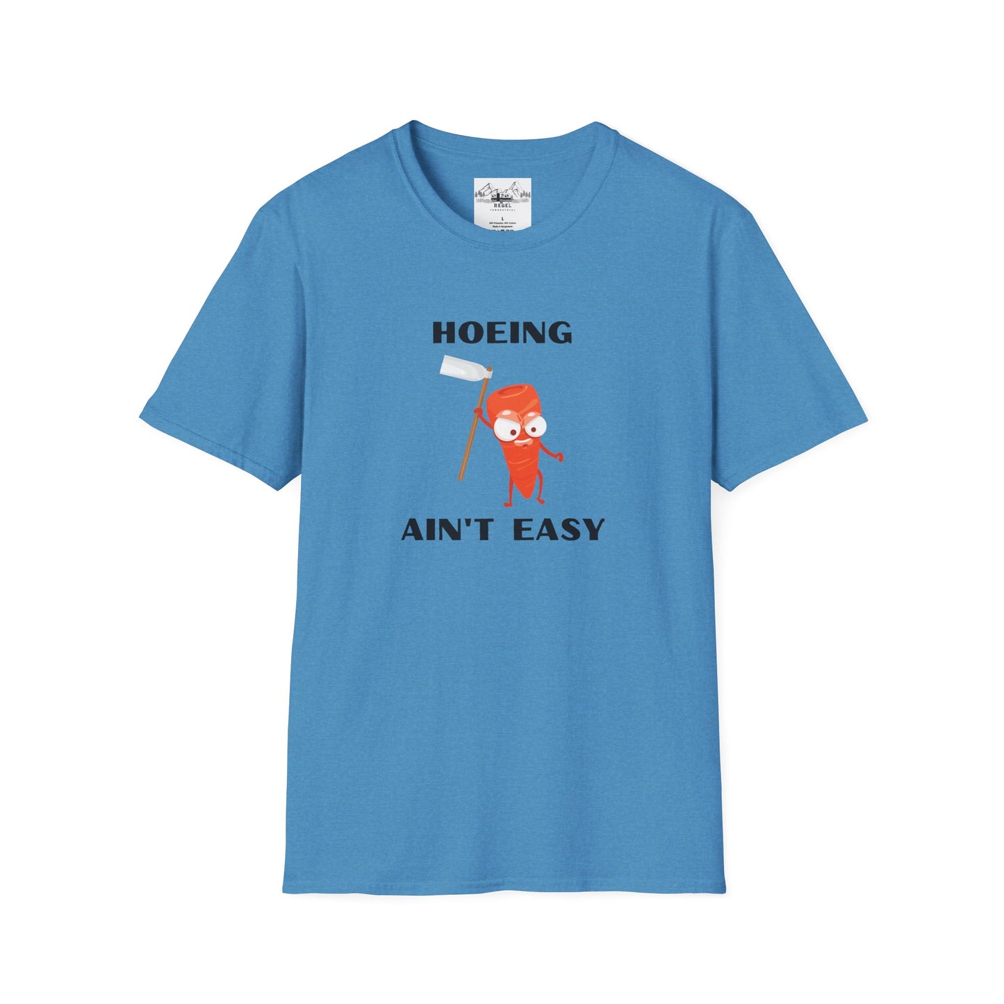 "Hoeing Ain't Easy" – Funny Gardening T-Shirt