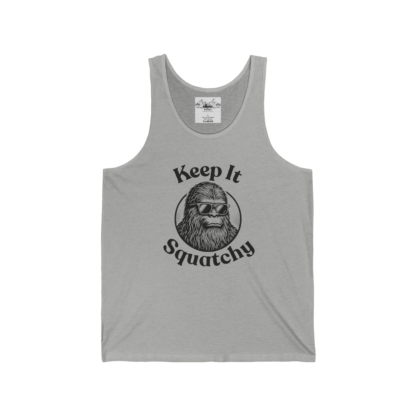 Keep It Squatchy | Bigfoot Shades Unisex Tank Top