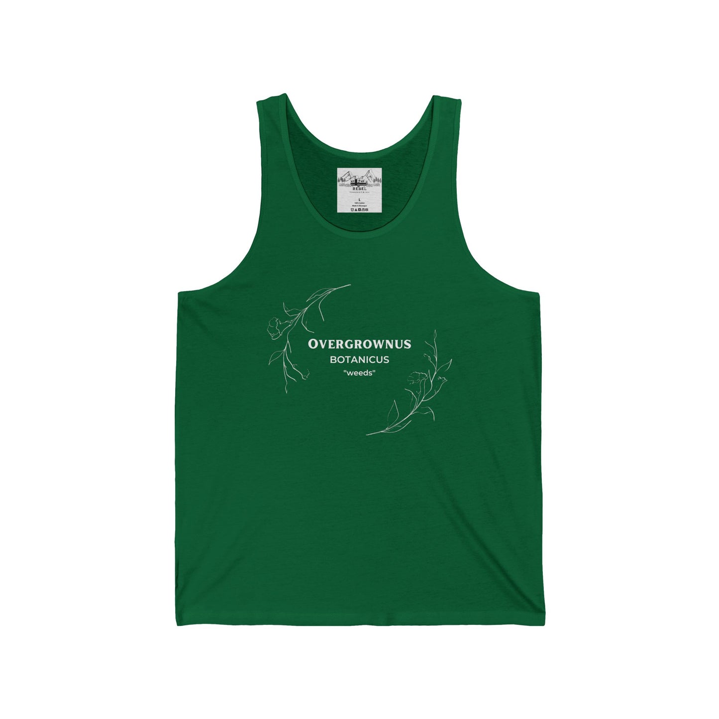 Overgrownus; Botanicus: Weeds β Unisex Tank Top