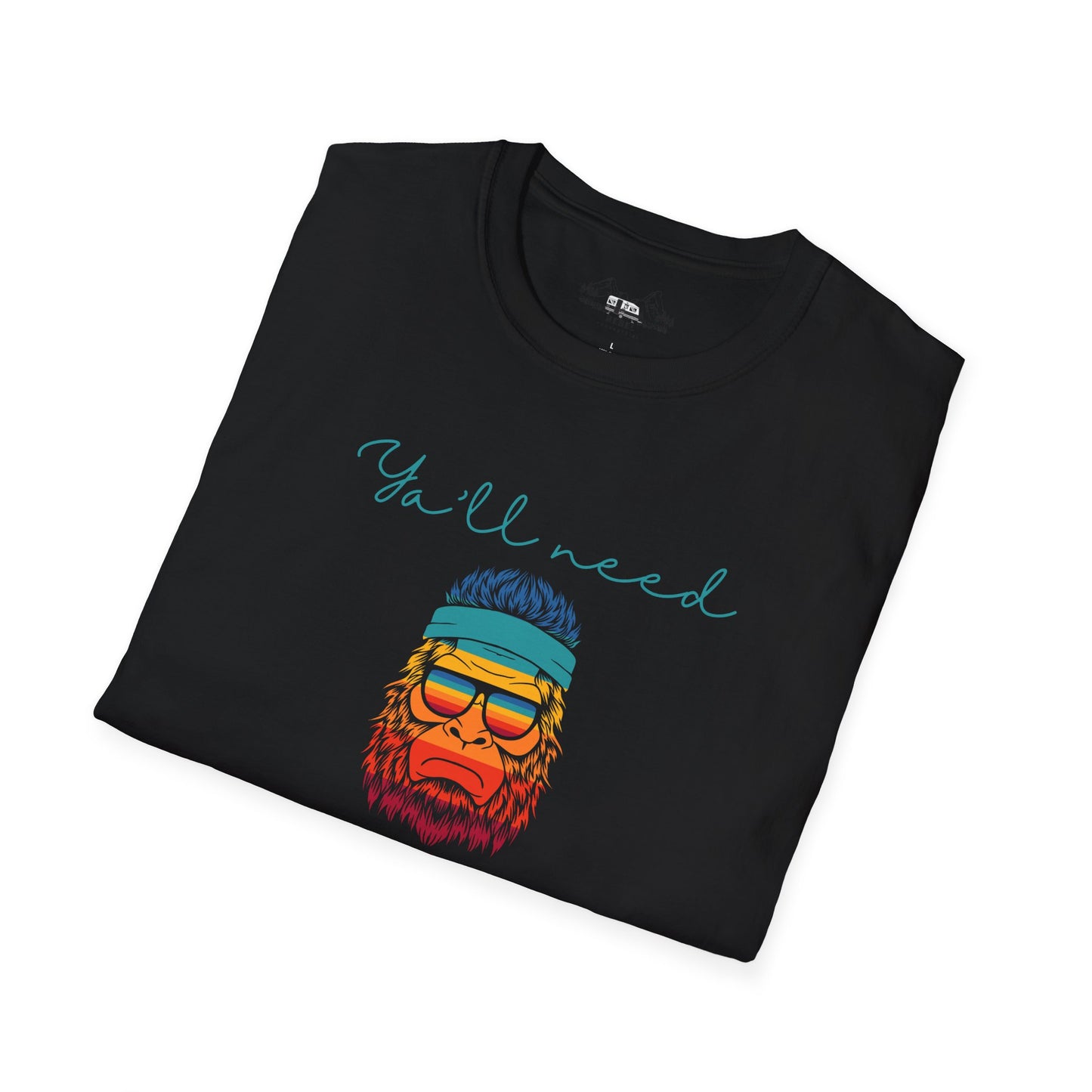 Y’all Need Therapy – Rainbow Bigfoot T-Shirt | Unisex Softstyle Tee