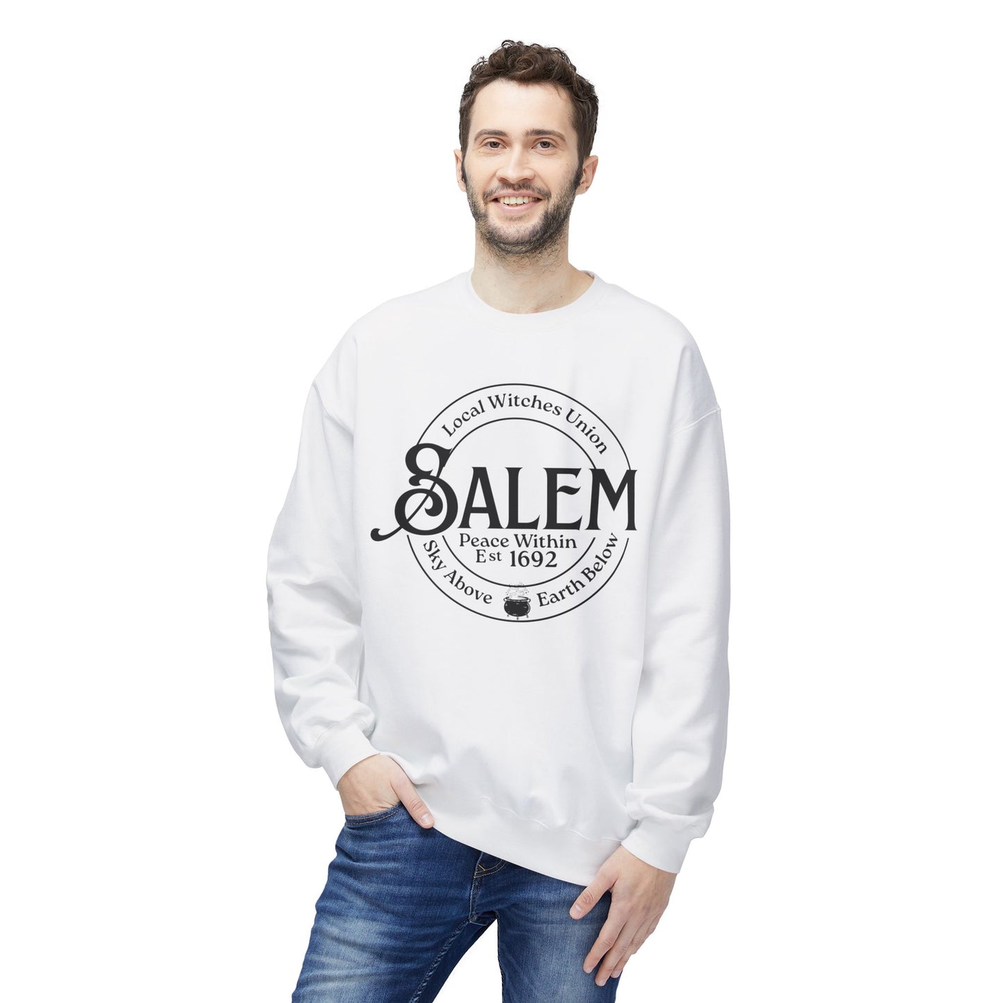 Salem Local Witches Union Midweight Fleece Sweatshirt